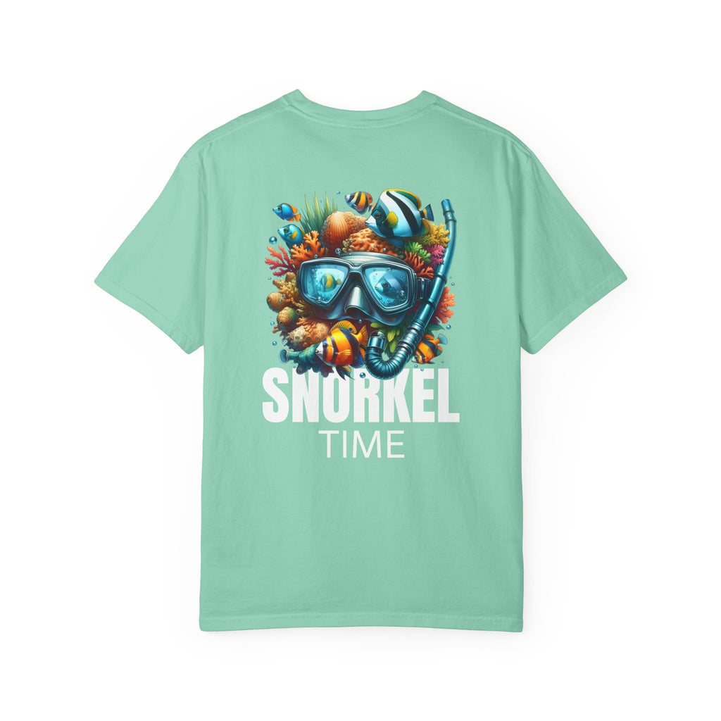 10 - Tee Multi Colors Snorkel Time - Minimalist Initials T-Shirt