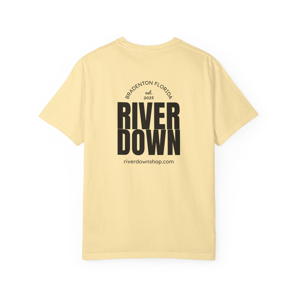 101 - Tee Multi Colors Monogram R|D River Down Shop Classic Tee — Minimalist Initials T-Shirt
