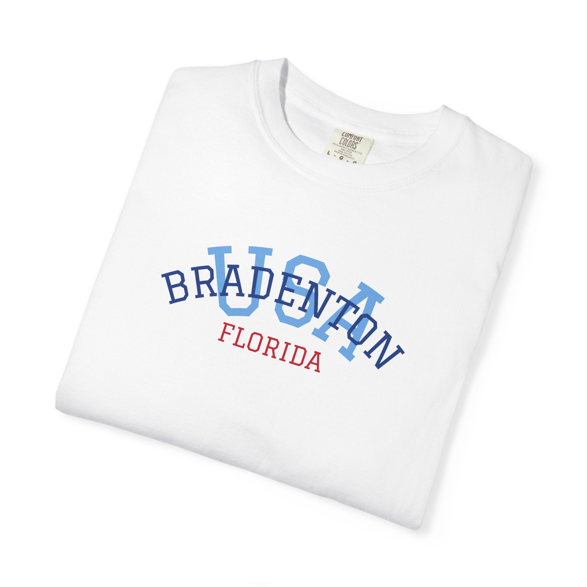 10 - Tee Multi Colors USA -  Minimalist Initials T-Shirt