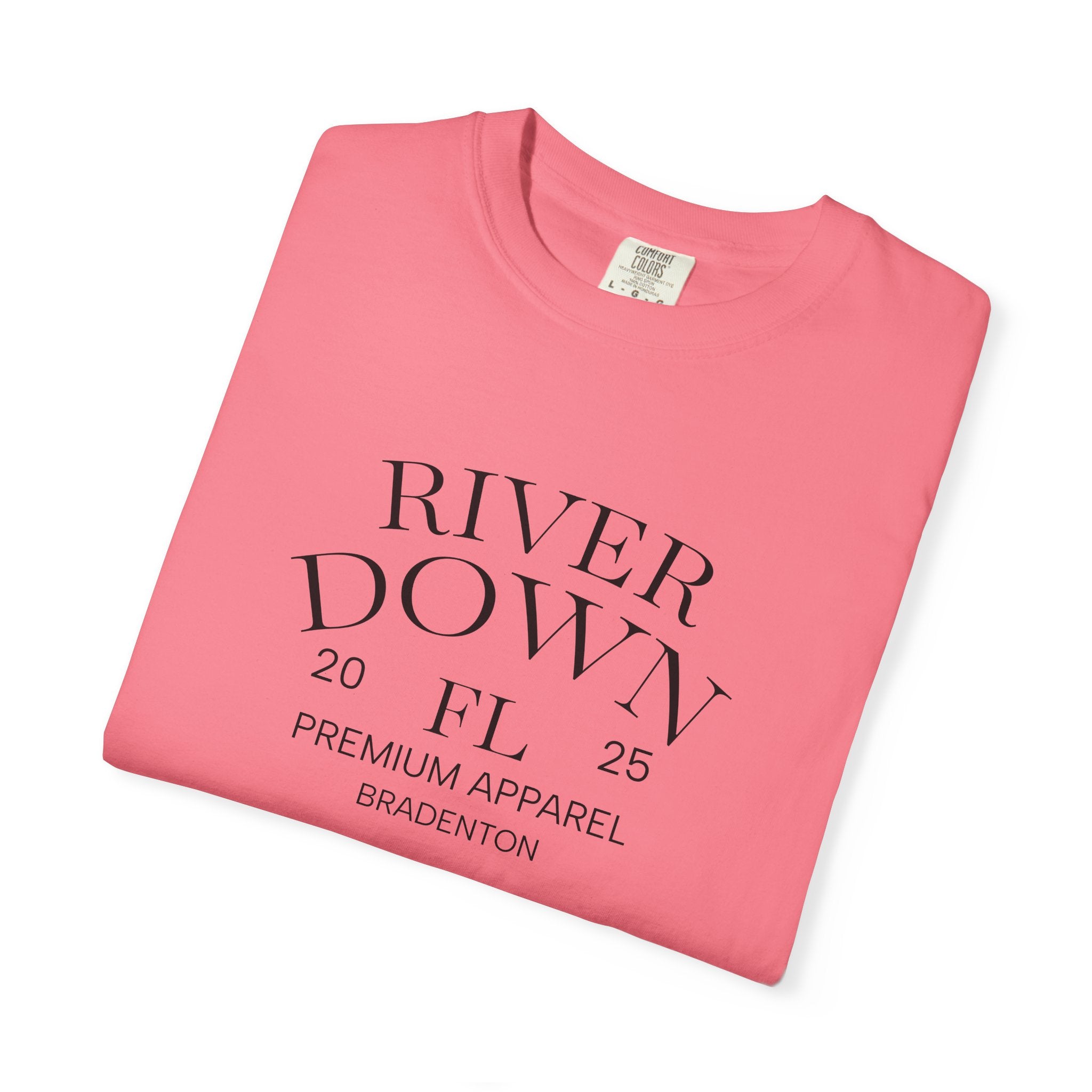 101 -  Tee Multi Colors Monogram R|D Plain Back Classic Tee — Minimalist Initials T-Shirt