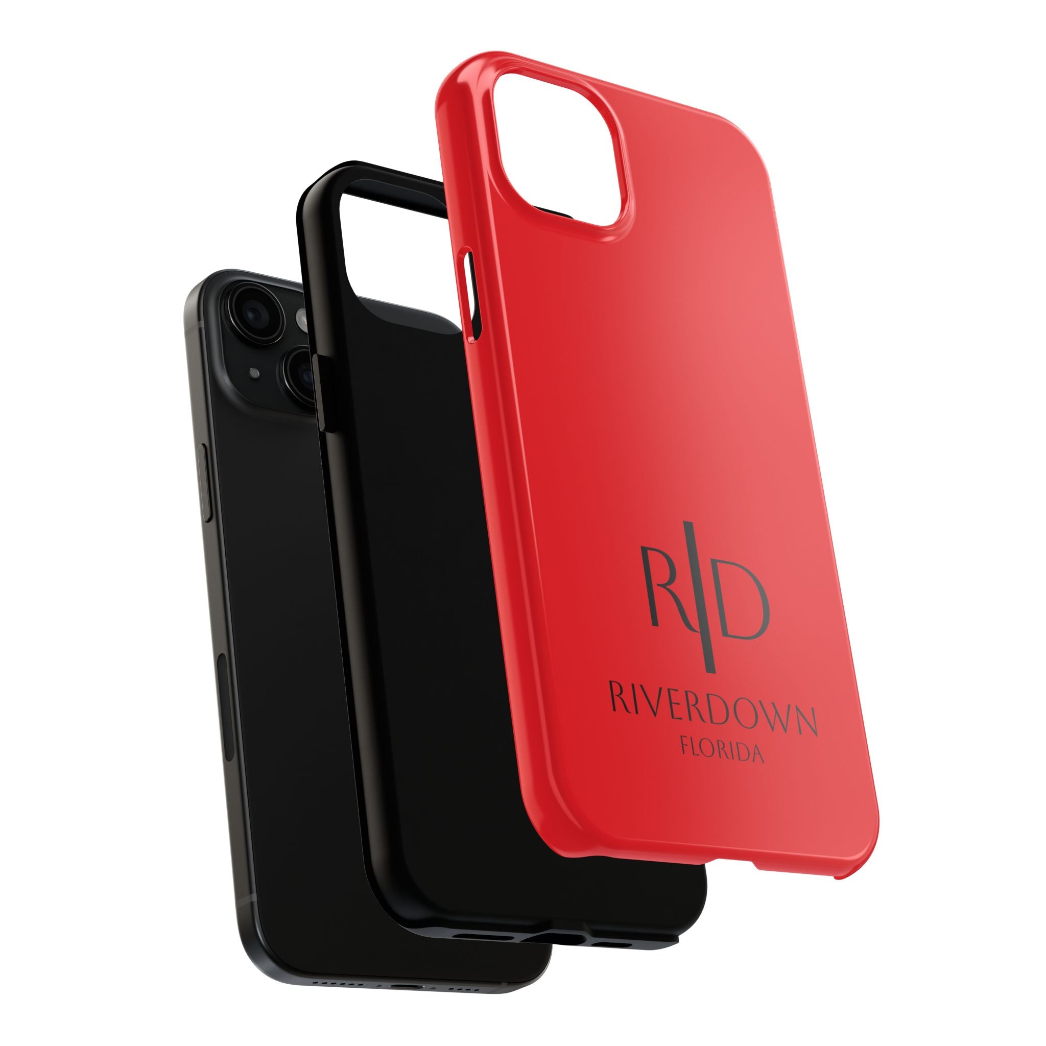 924 - Phone Case Red Berry — Durable Protective Phone Cover with Monogram Logo
