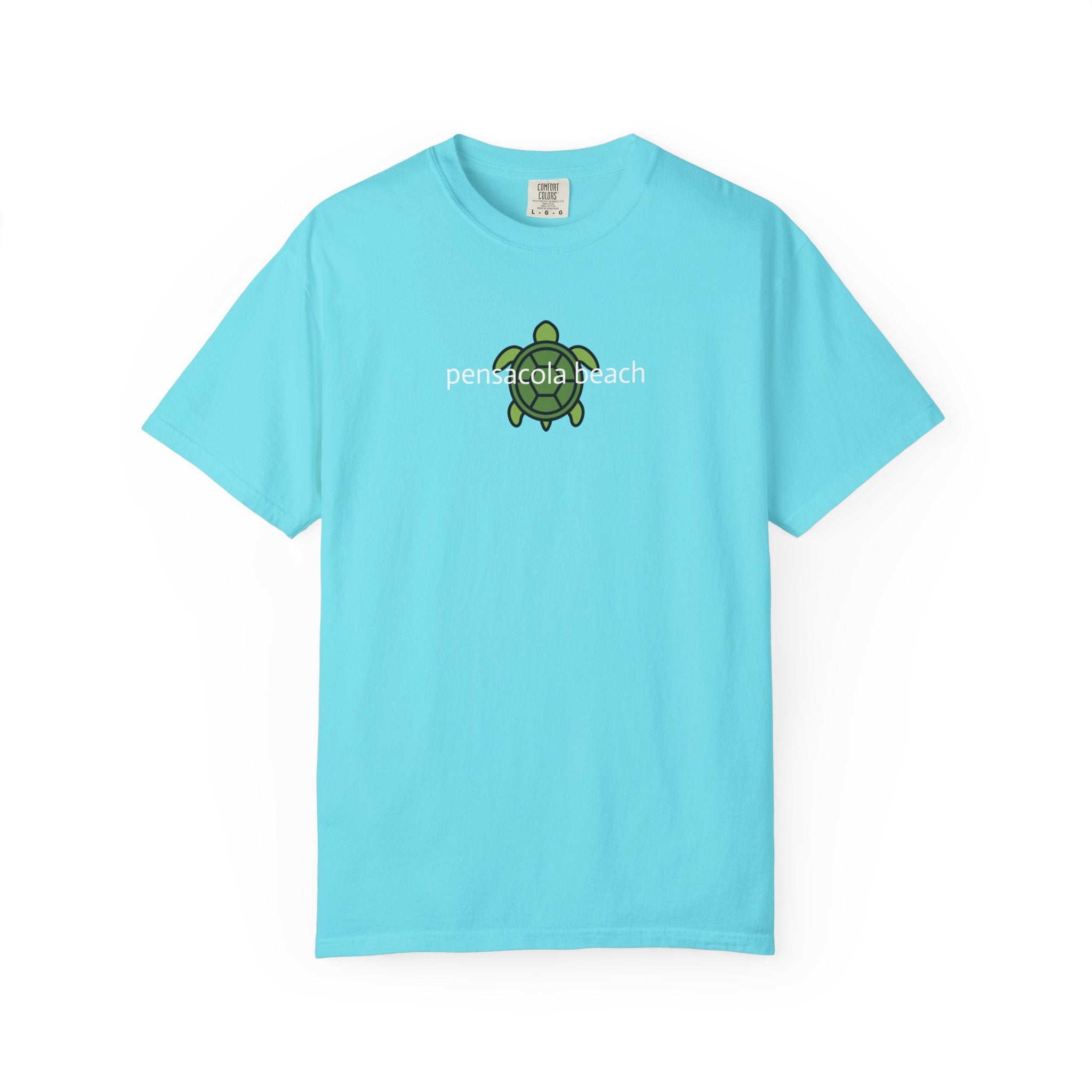931 - Tee Multi Colors Sea Turtle Pensacola Beach - T-Shirt