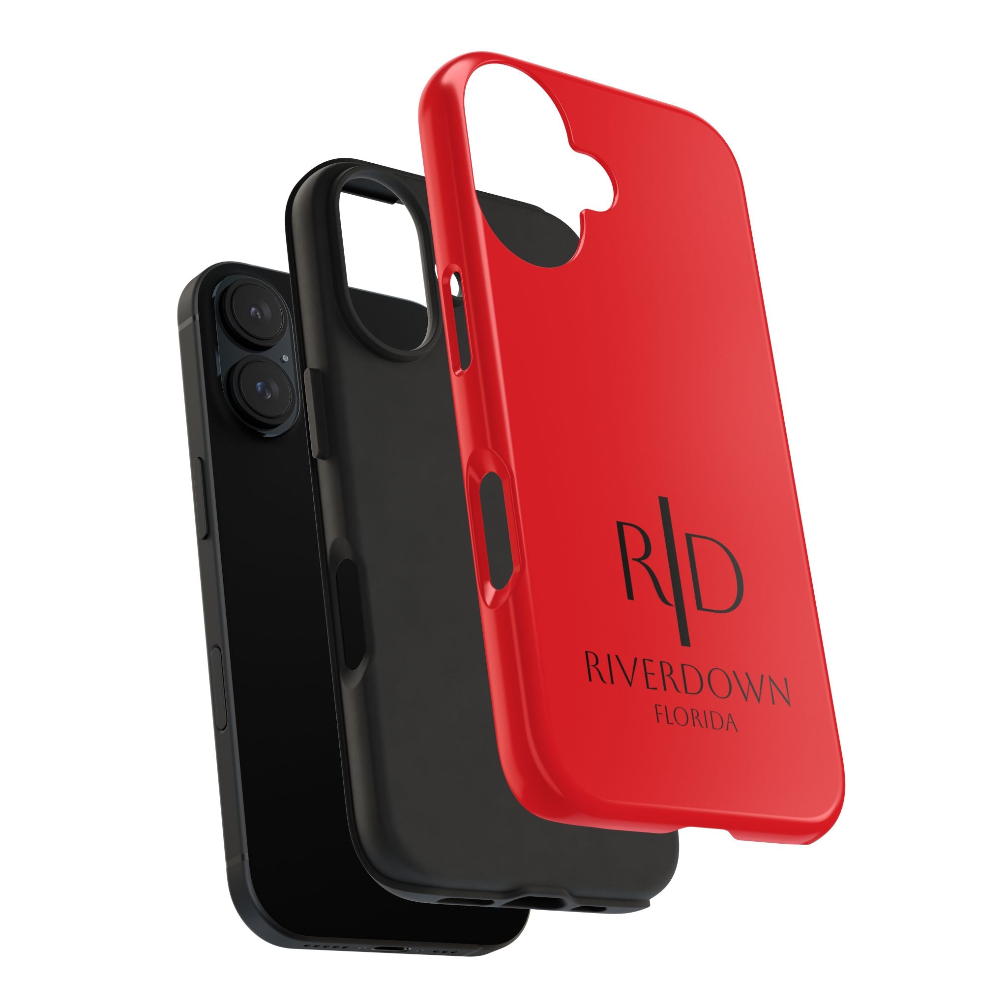 924 - Phone Case Red Berry — Durable Protective Phone Cover with Monogram Logo