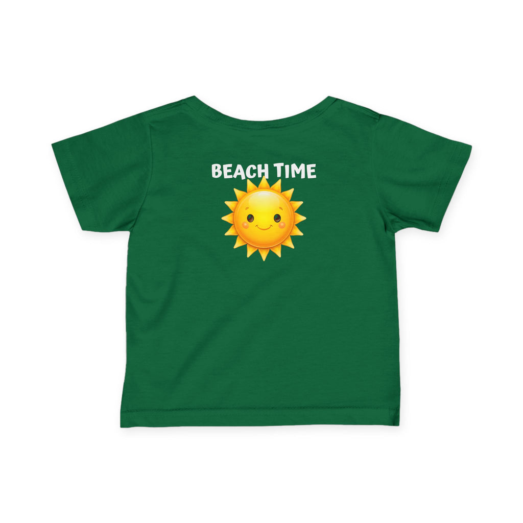 101 - Infant Tee — Beach Time Monogram Logo Baby Shirt