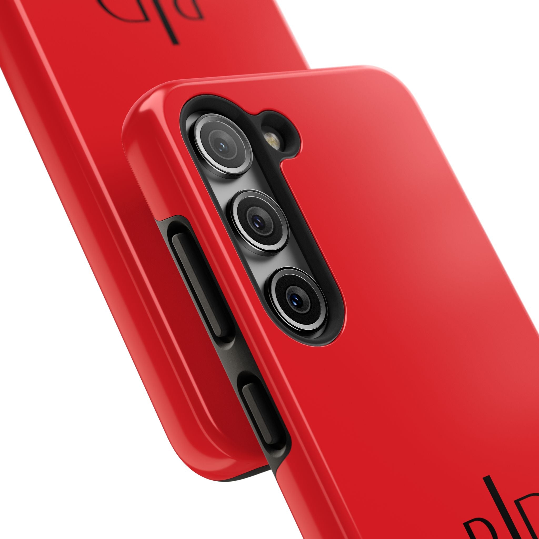 924 - Phone Case Red Berry — Durable Protective Phone Cover with Monogram Logo