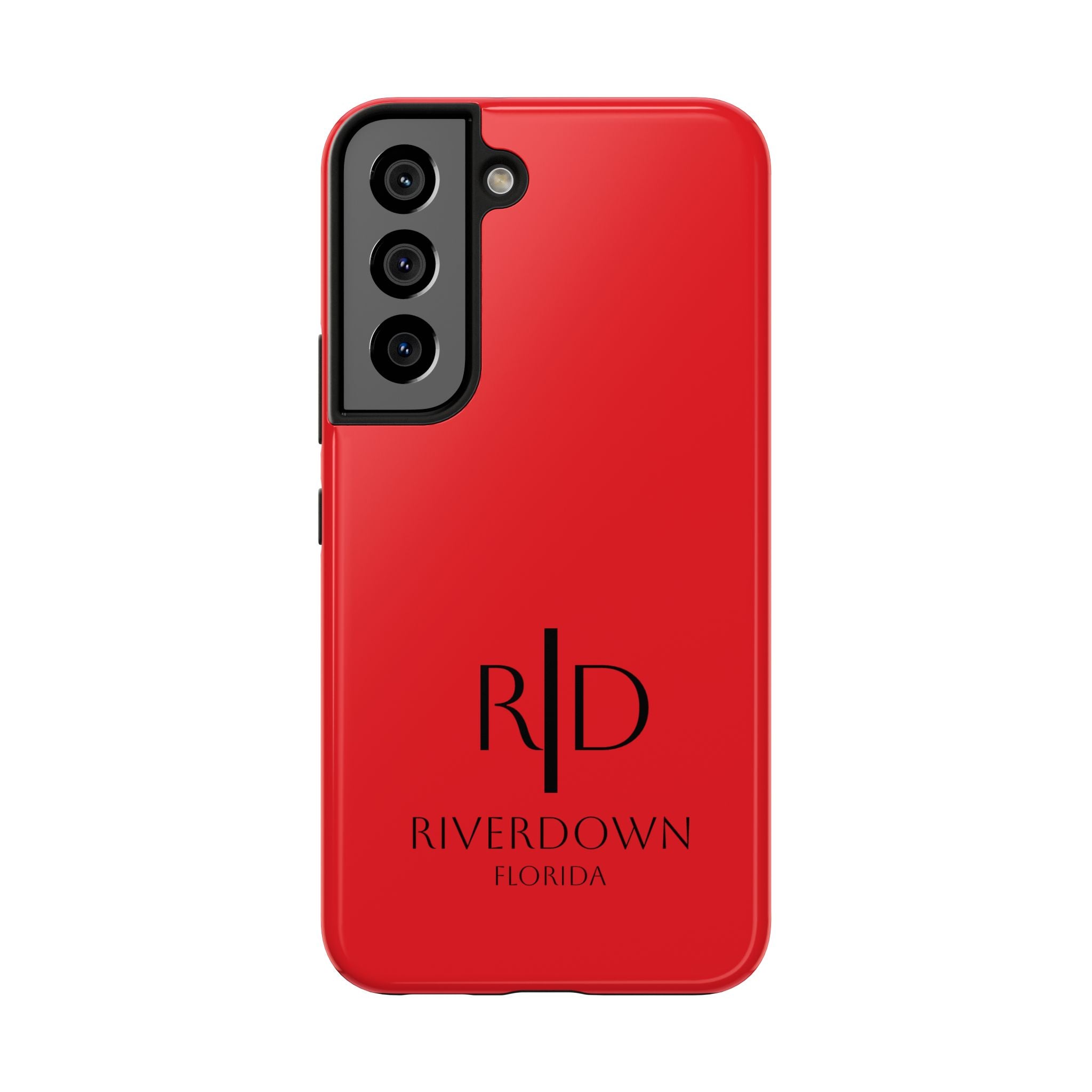 924 - Phone Case Red Berry — Durable Protective Phone Cover with Monogram Logo