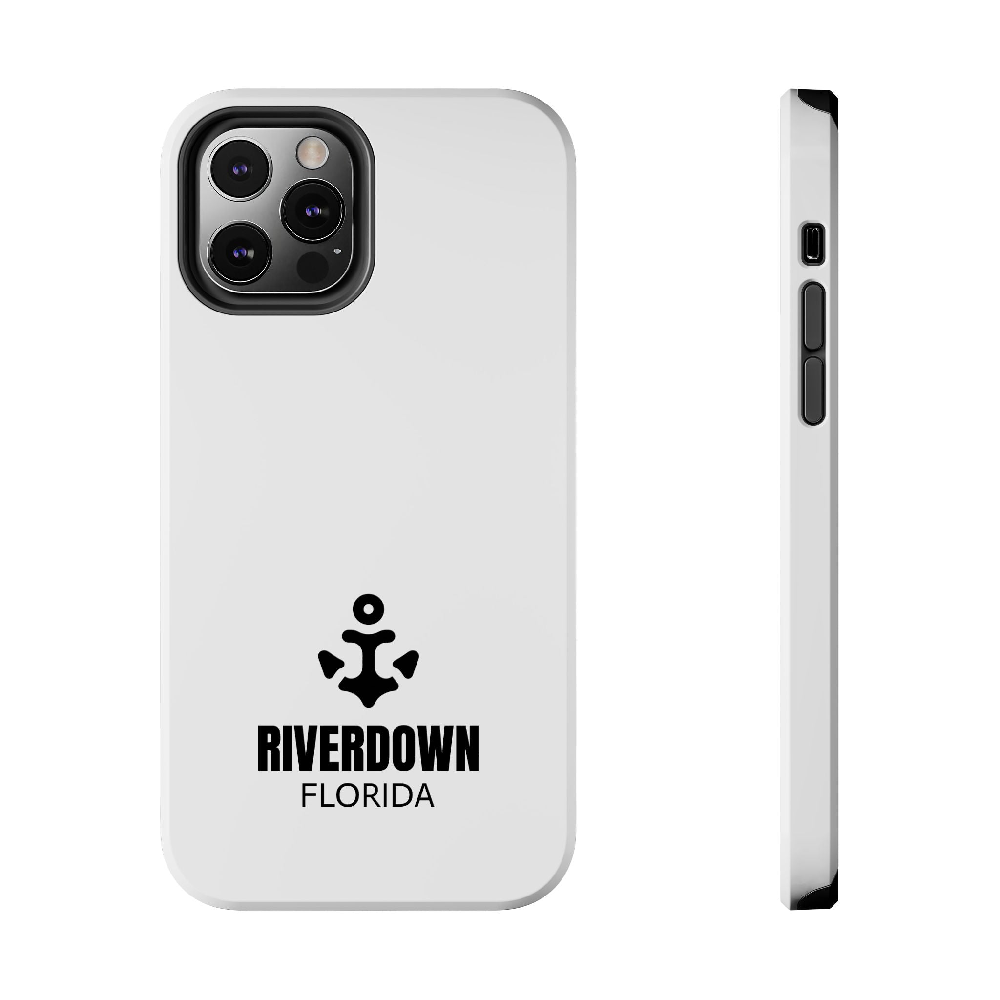 924 - Phone Case White Cap Riverdown Florida Tough Phone Case – Slim Protective iPhone Cover with R|D Logo
