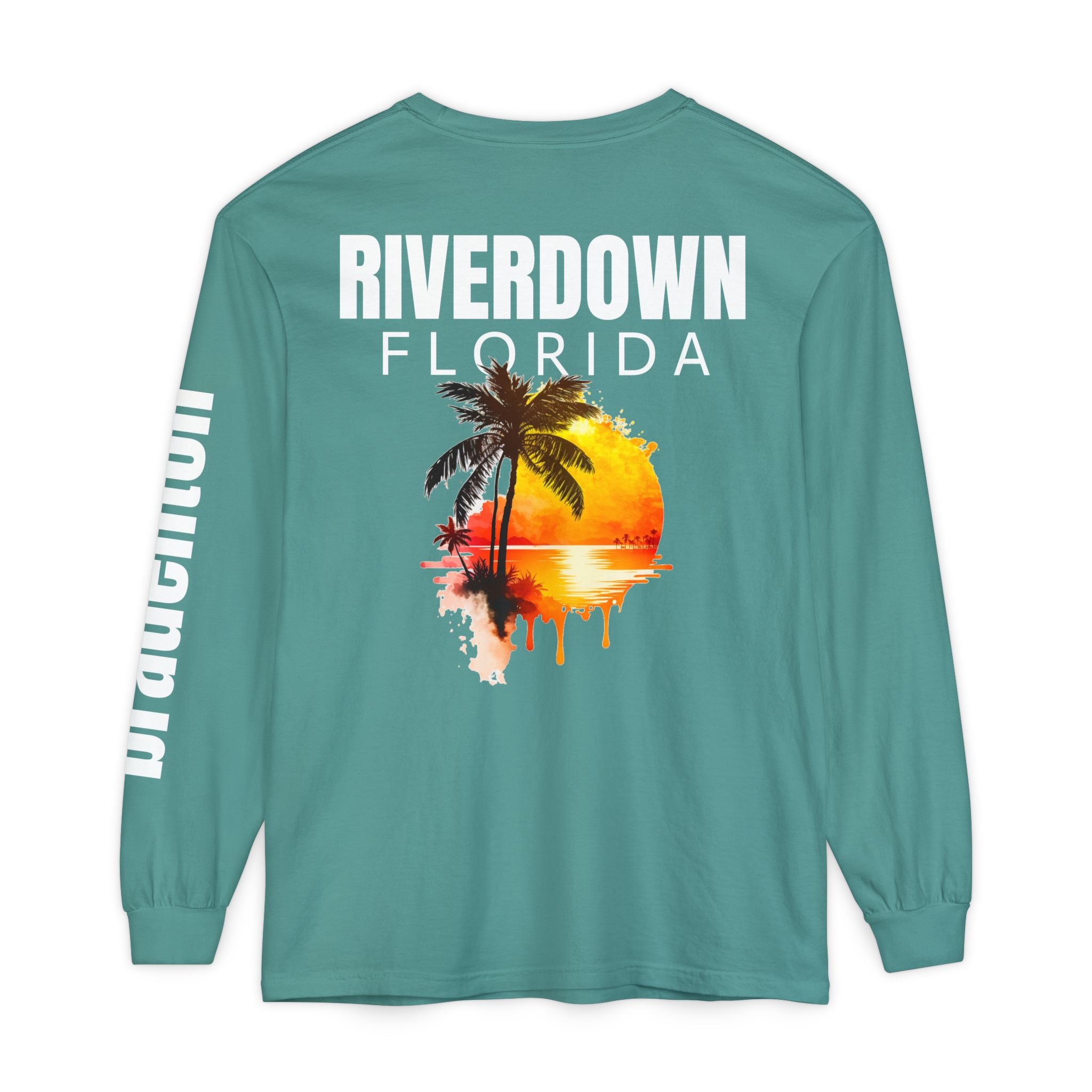 2 - Long Sleeve Bradenton Tee Multi Colors 'R|D' — Florida Sleeve Graphic
