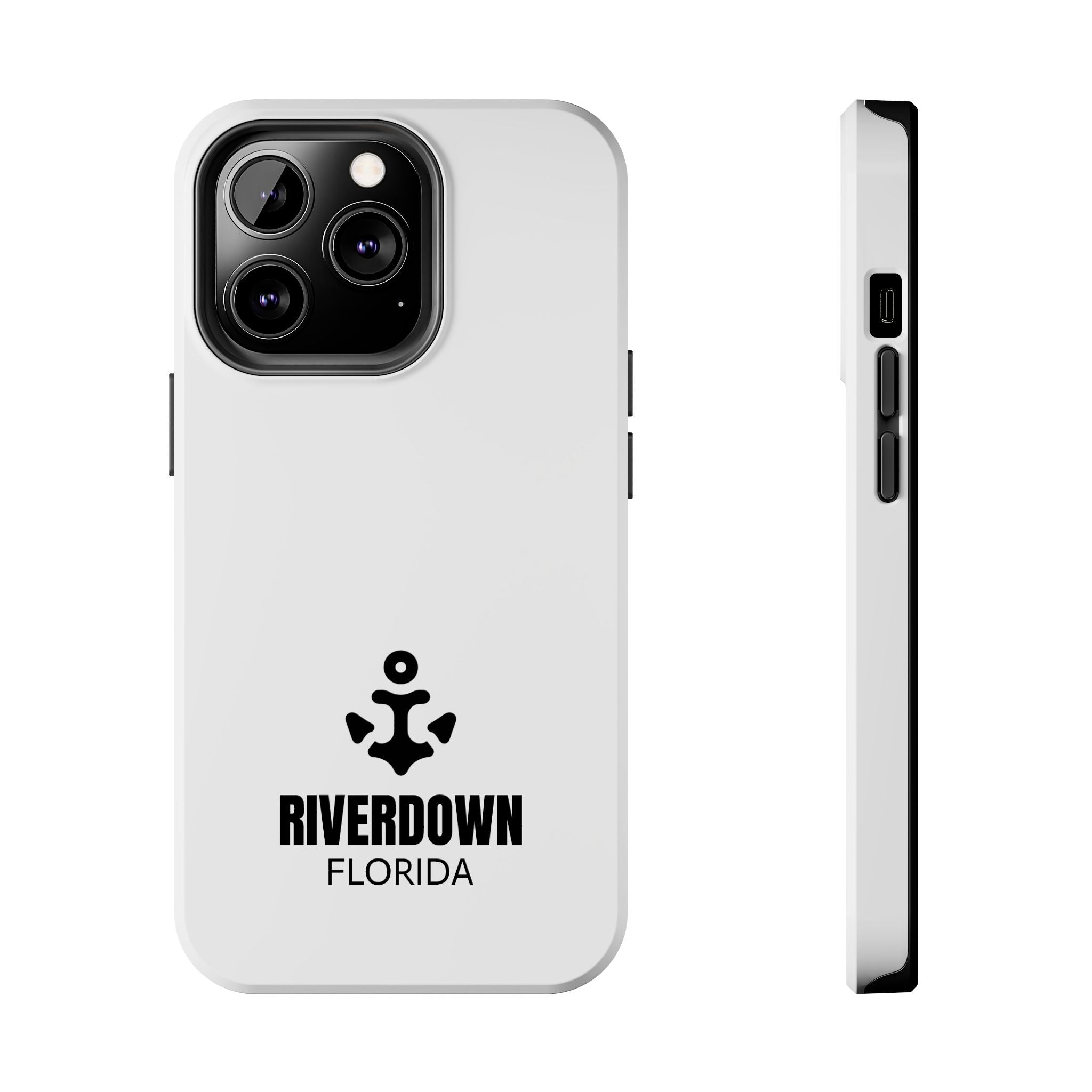 924 - Phone Case White Cap Riverdown Florida Tough Phone Case – Slim Protective iPhone Cover with R|D Logo
