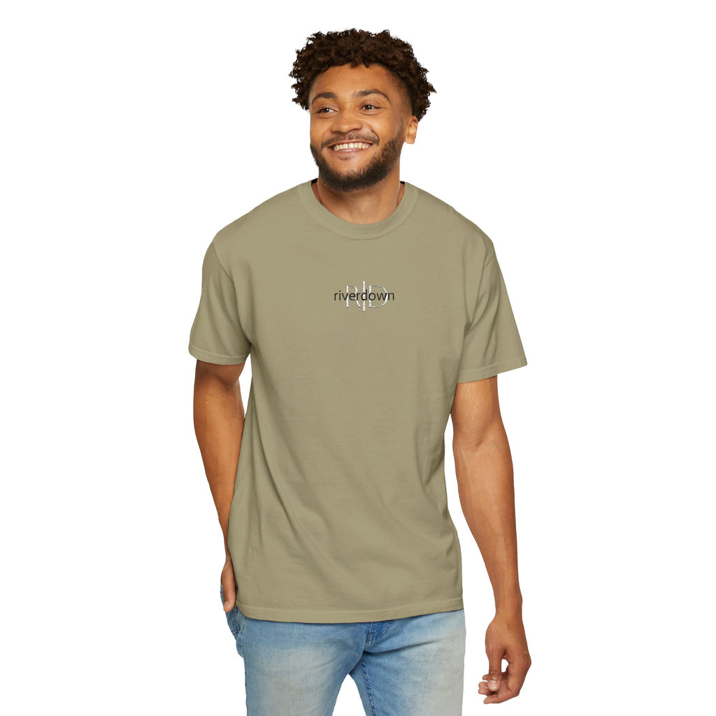 101 - RD Embroidered T-Shirt with Small Distressed Script Logo