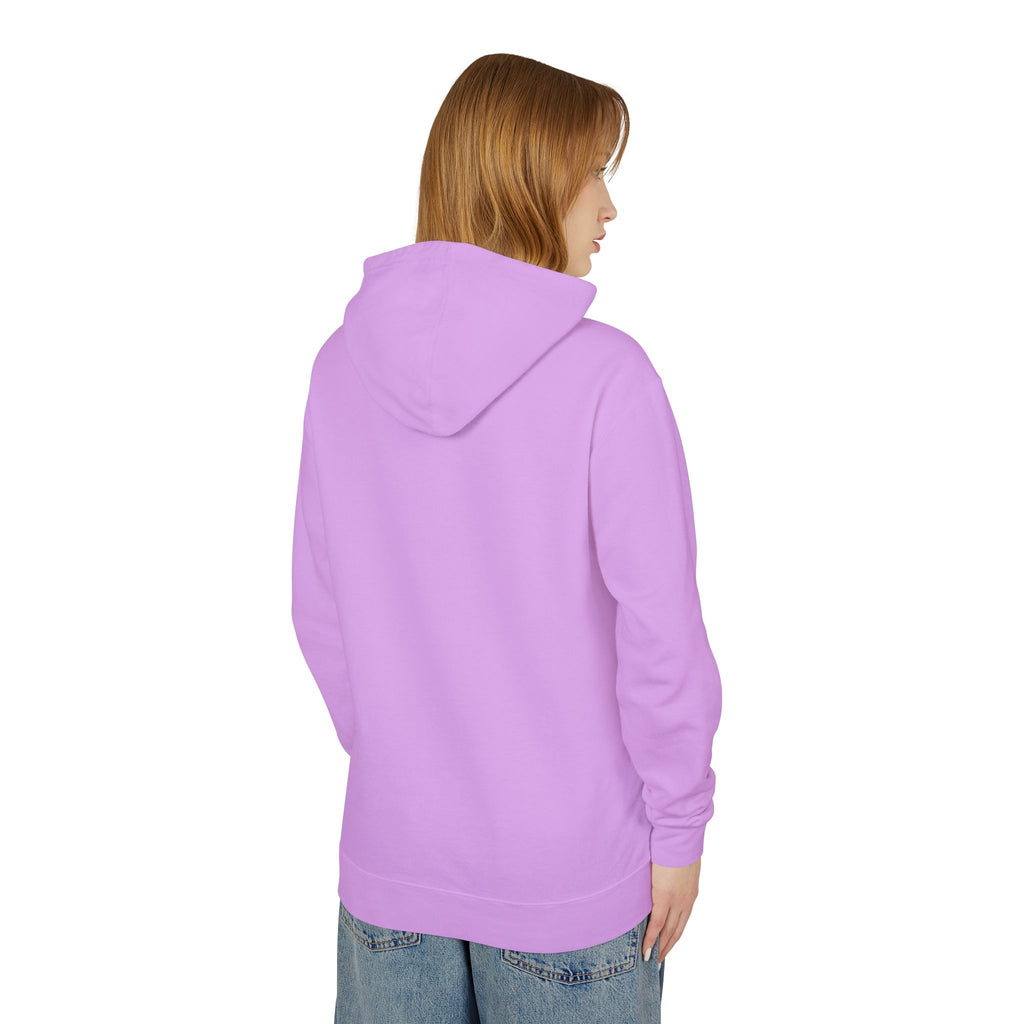 4 - Hoodie Multi Colors Collegiate Logo Hoodie — Lightweight Pastel Blue Sweatshirt