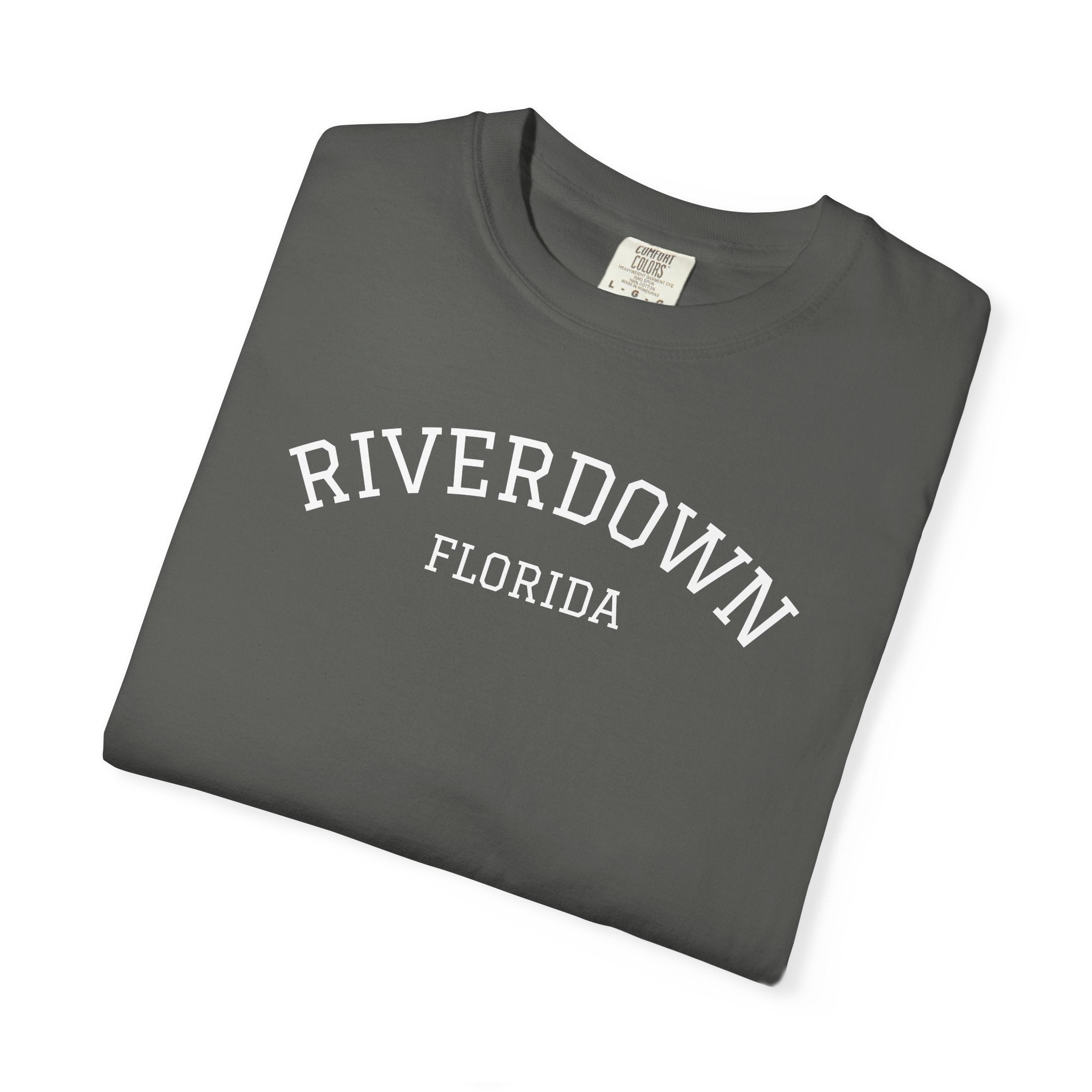 10 - Tee Multi Colors RIVERDOWN University Style -  Minimalist Initials T-Shirt