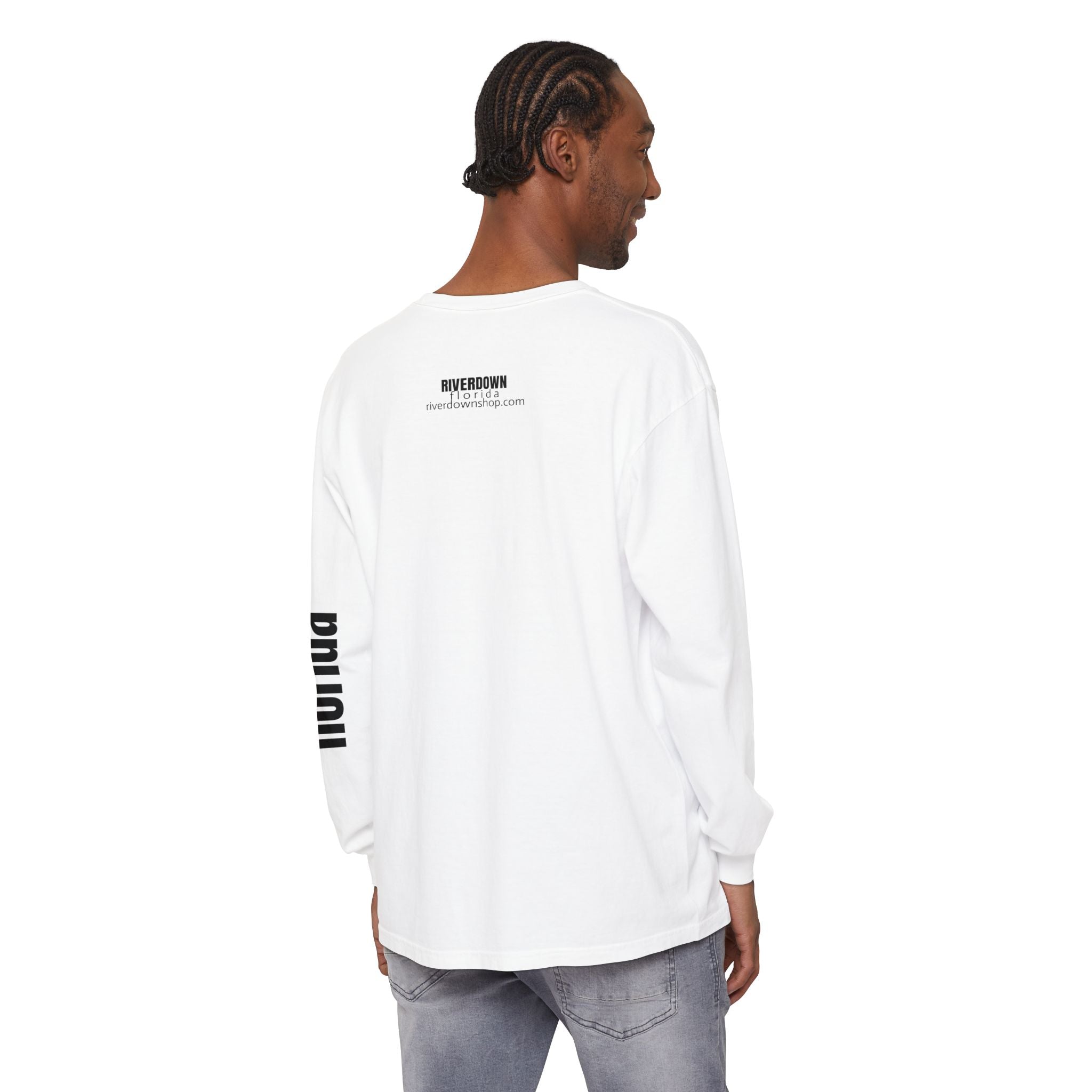 2 - Long Sleeve Tee Multi Colors RD Overlay — Florida Sleeve Graphic