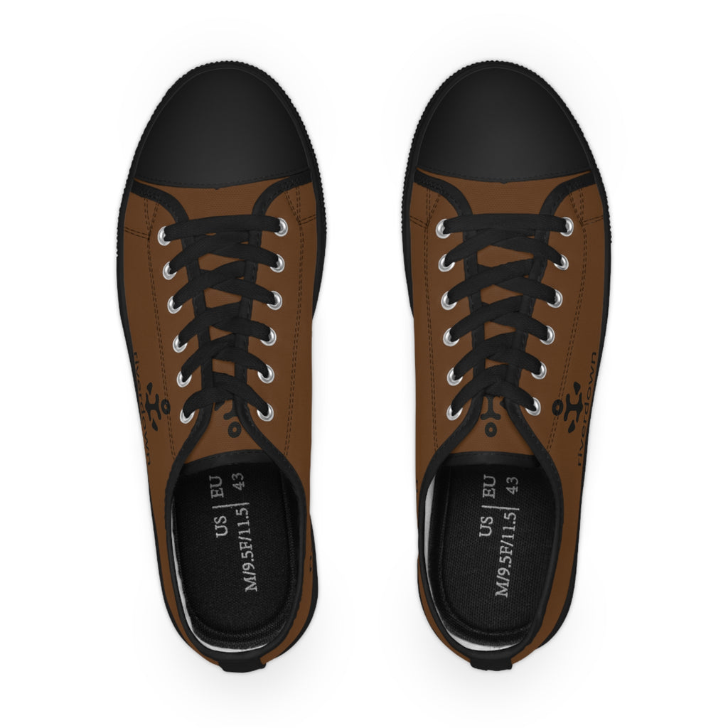 81 - Men's Sailing Anchor - Low Top Sneakers —Canvas Shoes with Rivertown Anchor