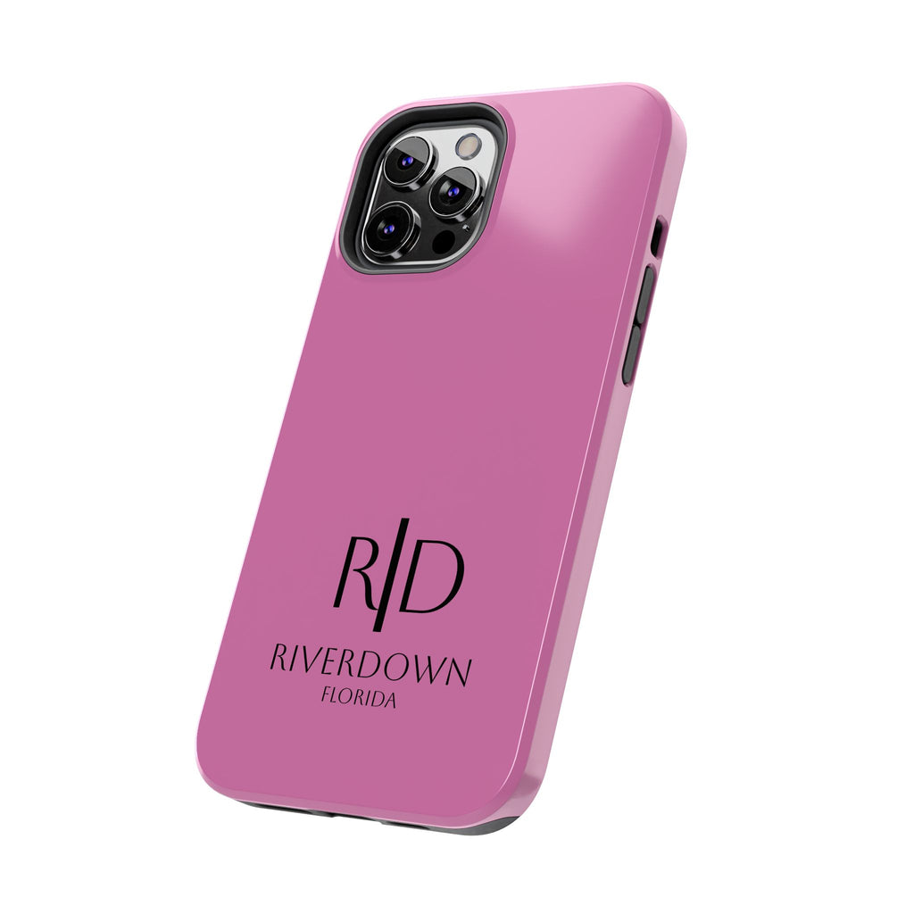 924 - Phone Case Pink Peddle Riverdown Florida Tough Phone Case – Slim Protective iPhone Cover with R|D Logo