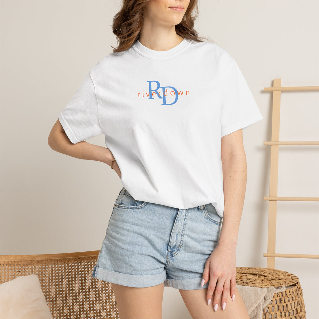 10 - Tee White Painted Dolphin - T-Shirt