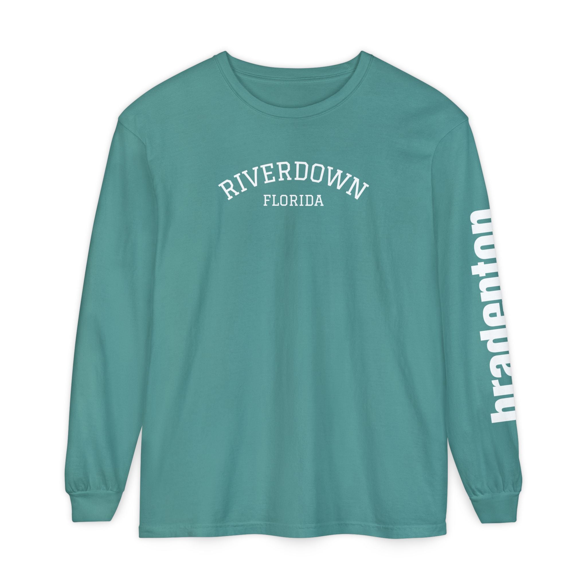 2 - Long Sleeve Bradenton Tee Multi Colors 'R|D' — Florida Sleeve Graphic