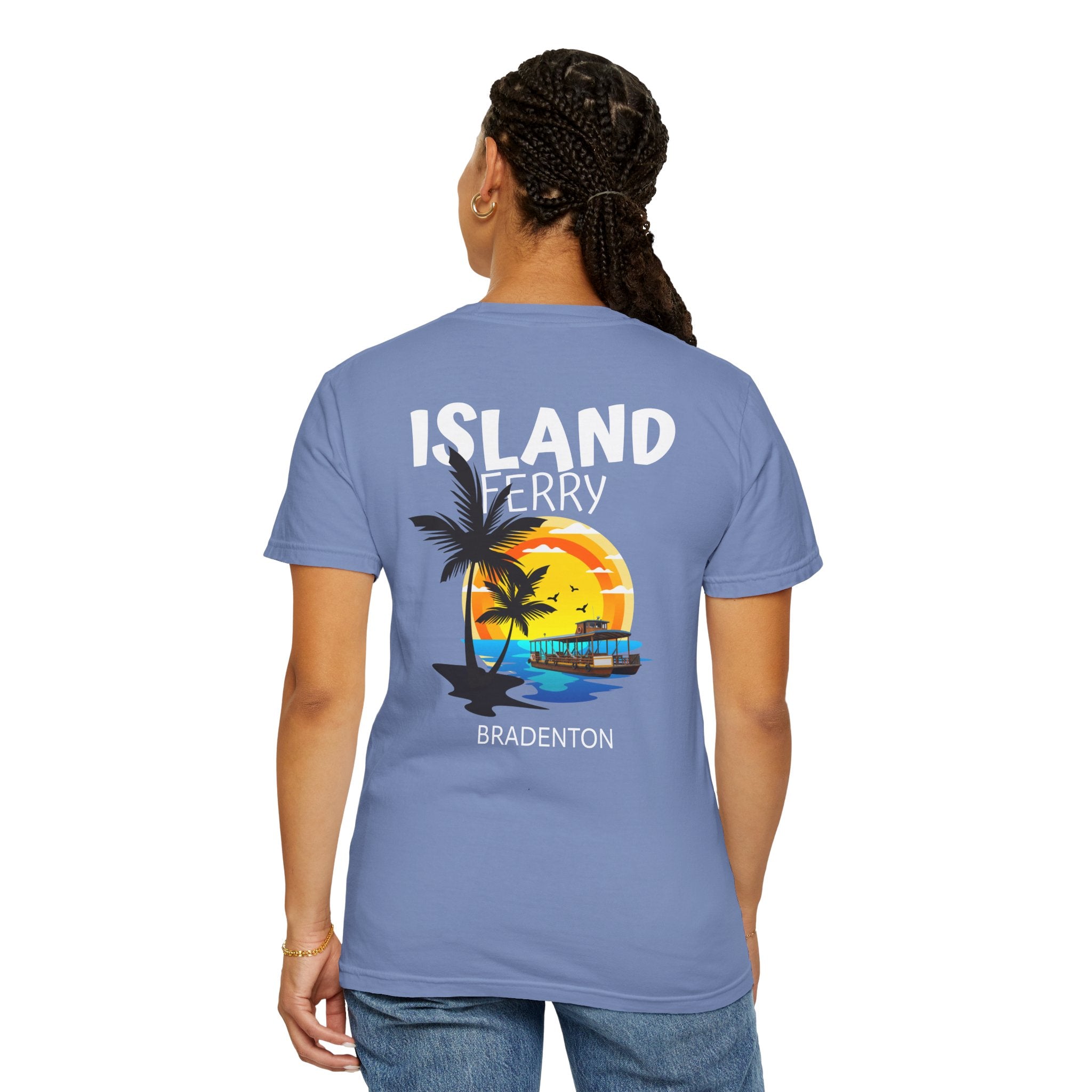 10 - Tee Multi Colors Island Ferry -  Minimalist Initials T-Shirt