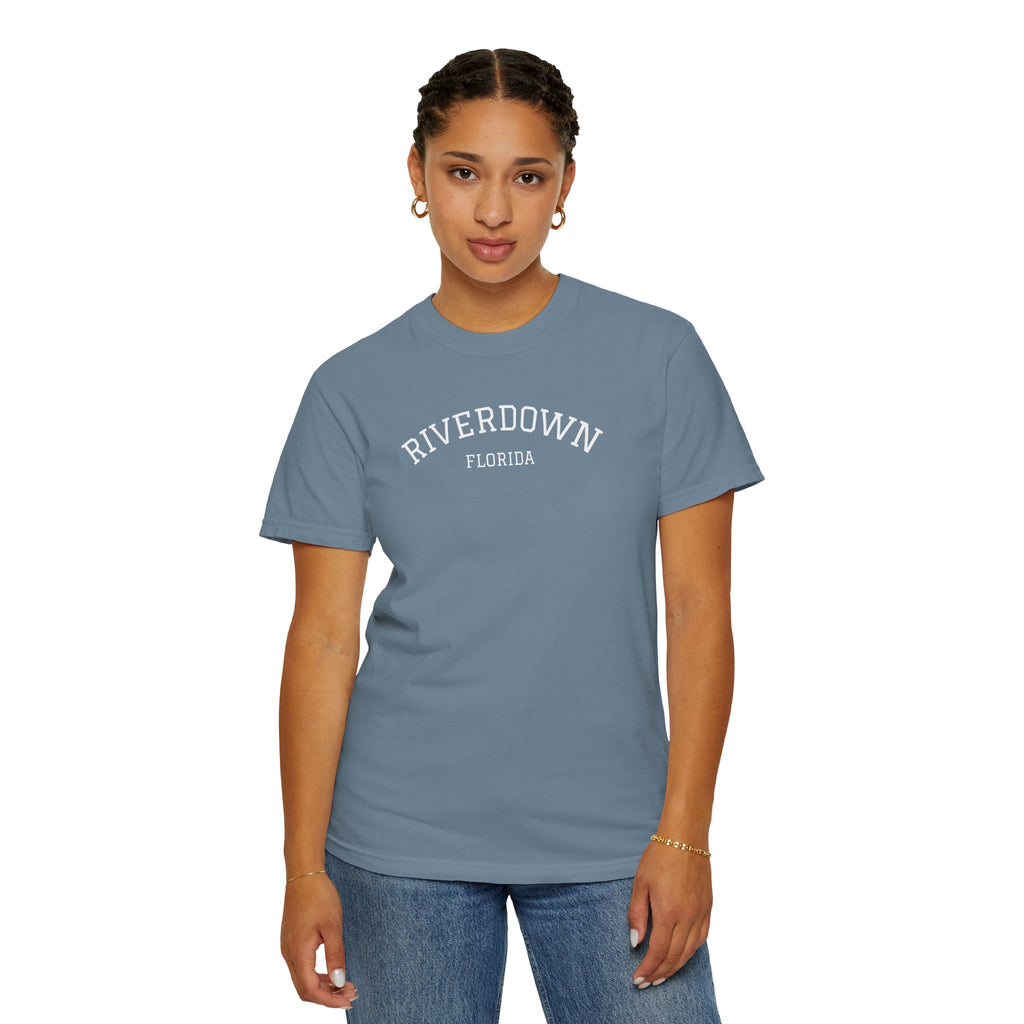 10 - Tee Multi Colors Gone Fishing -  Minimalist Initials T-Shirt