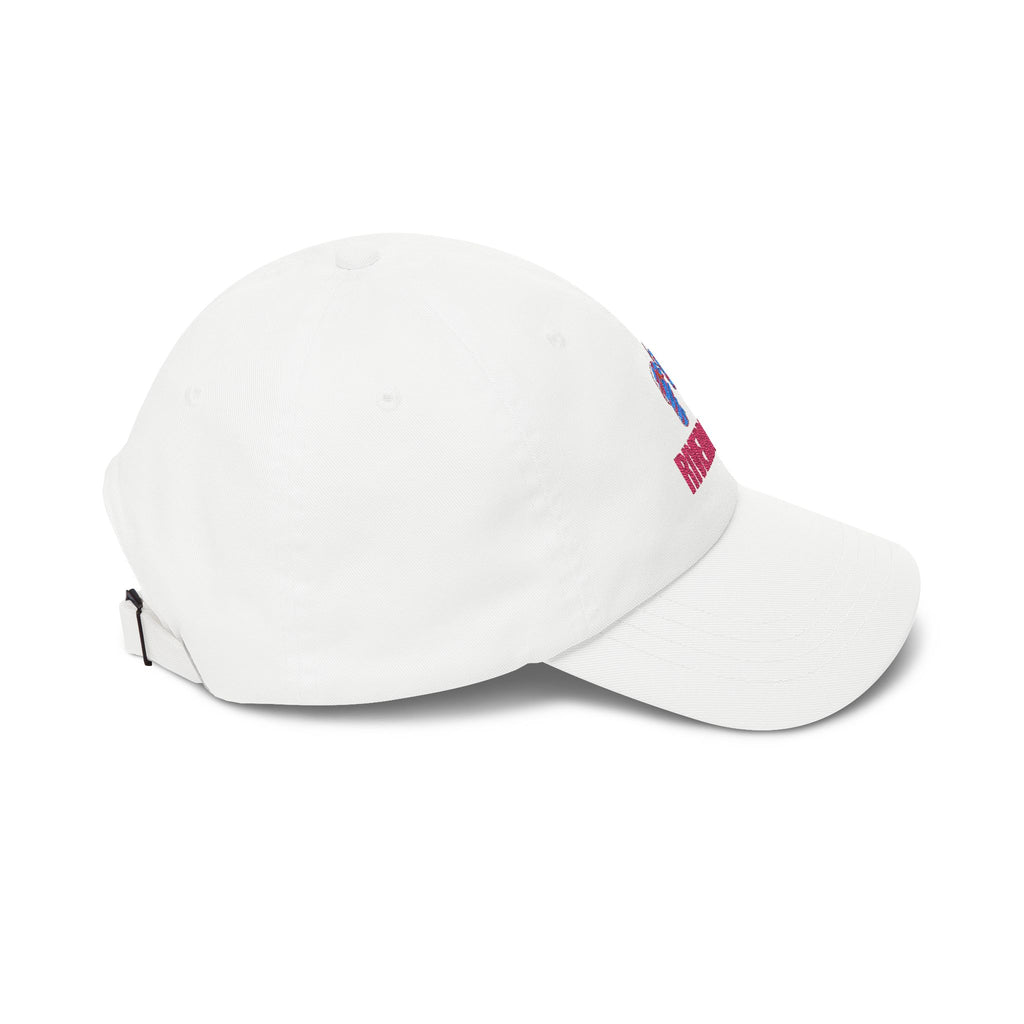 92 - Sandals Pink - Dad Cap — Riverdown Flip-Flop Logo Embroidered Hat