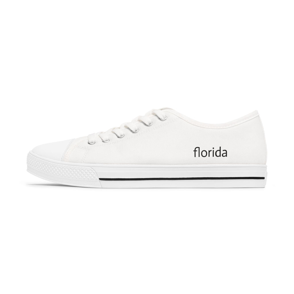 81 - Women’s Compass Low Top Sneakers — Nautical Compass Graphic Casual Canvas Shoes