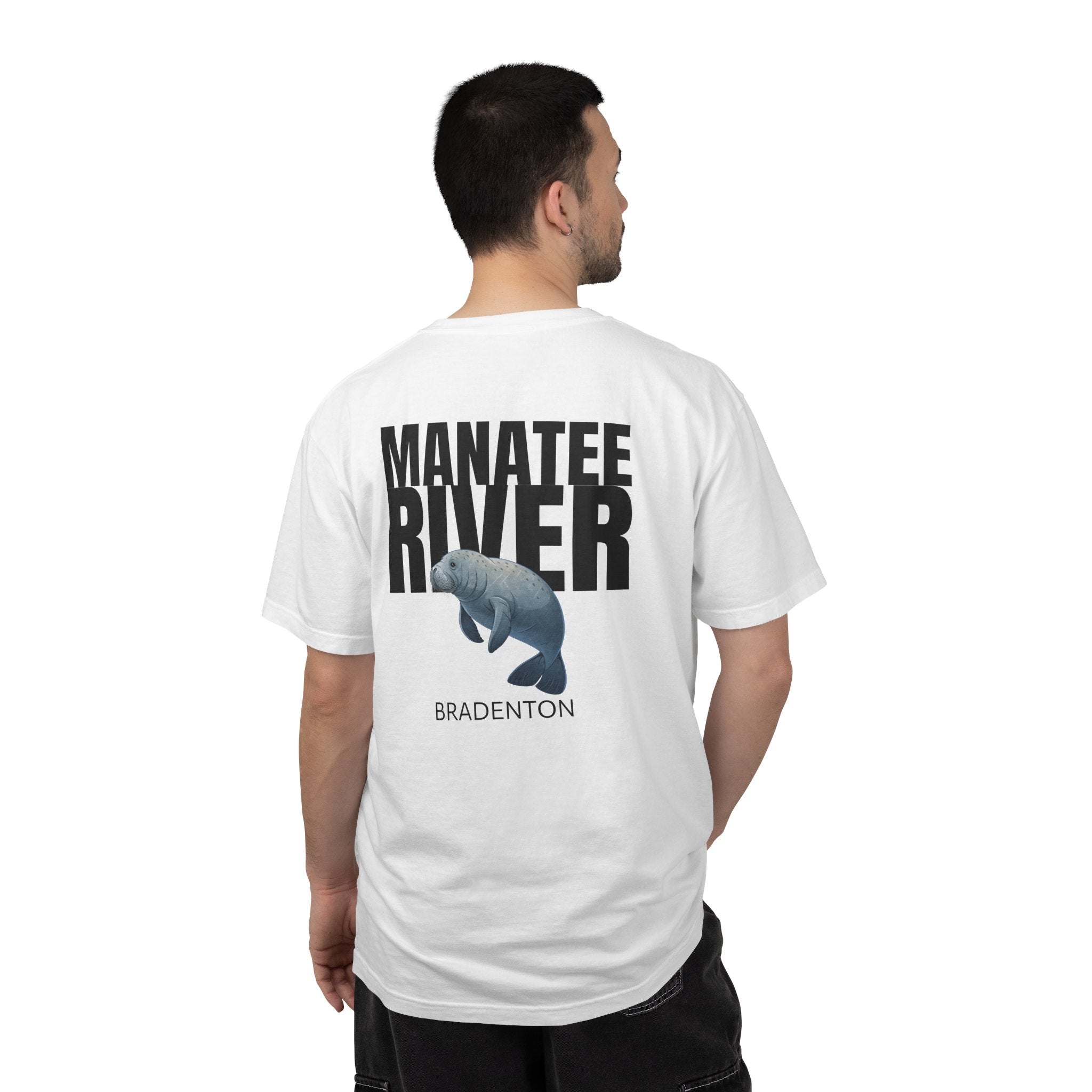 10 - Tee Multi Colors Manatee River Classic Tee — Minimalist Initials T-Shirt
