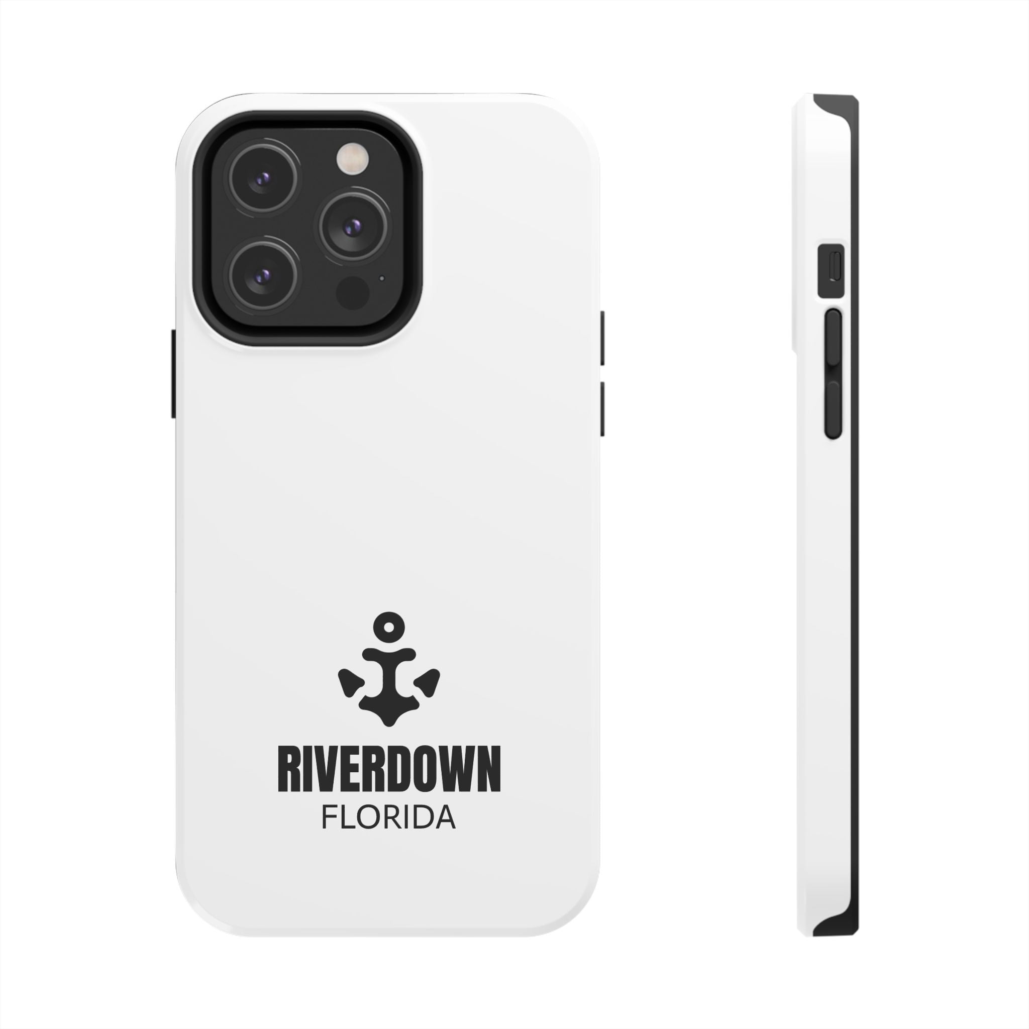 924 - Phone Case White Cap Riverdown Florida Tough Phone Case – Slim Protective iPhone Cover with R|D Logo