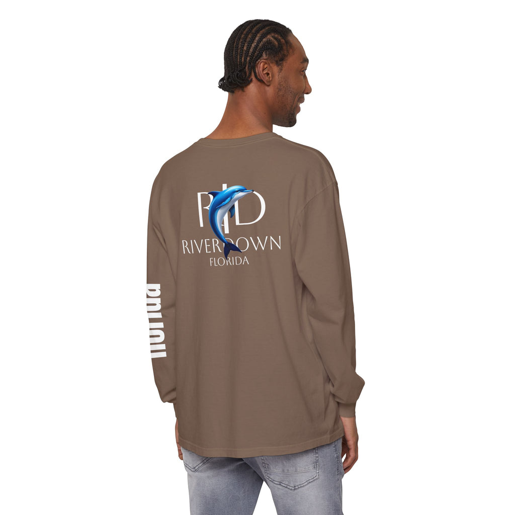 2 - Long Sleeve Tee Multi Colors 'R|D' — Florida Sleeve Graphic
