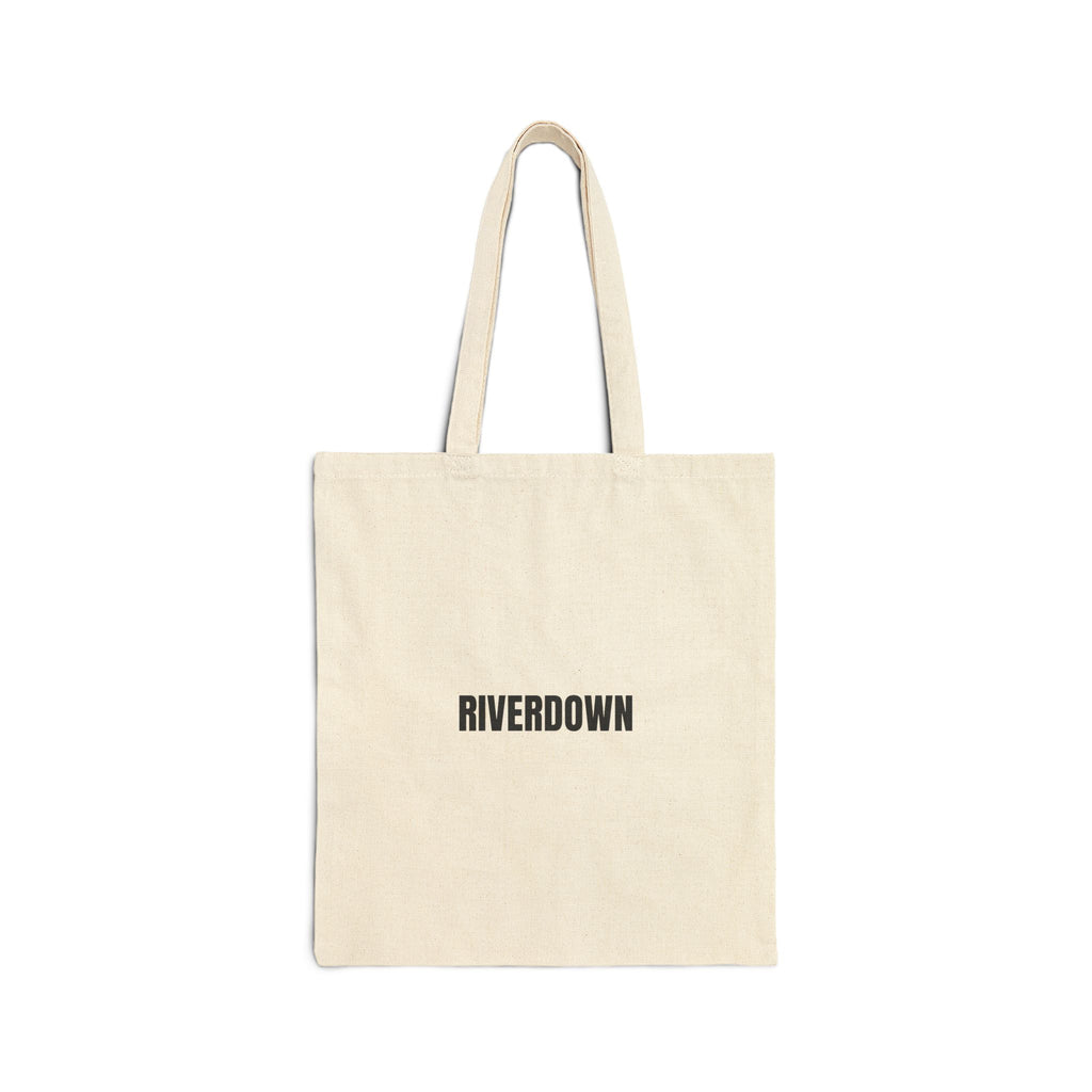 925 - Canvas Tote Bag — Minimal Monogram RD Eco Shopper