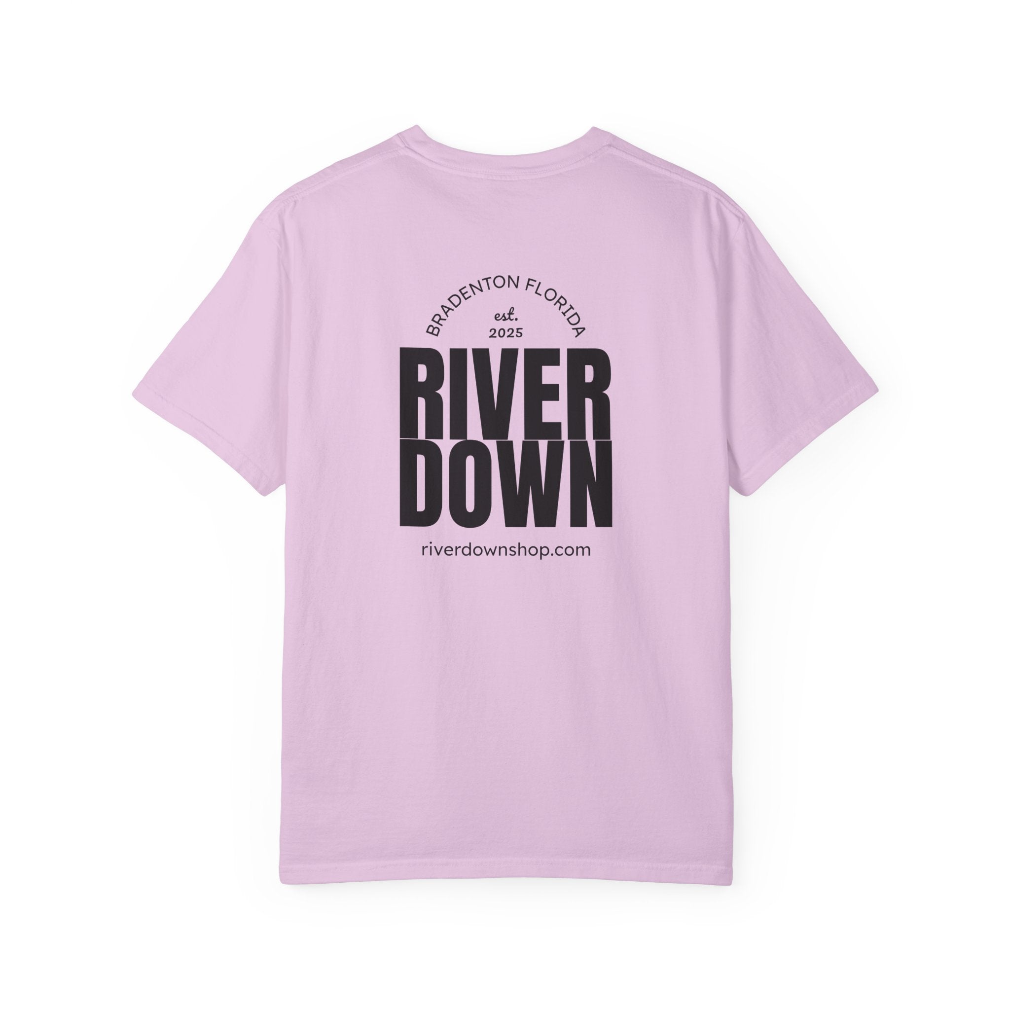 101 - Tee Multi Colors Monogram R|D River Down Shop Classic Tee — Minimalist Initials T-Shirt