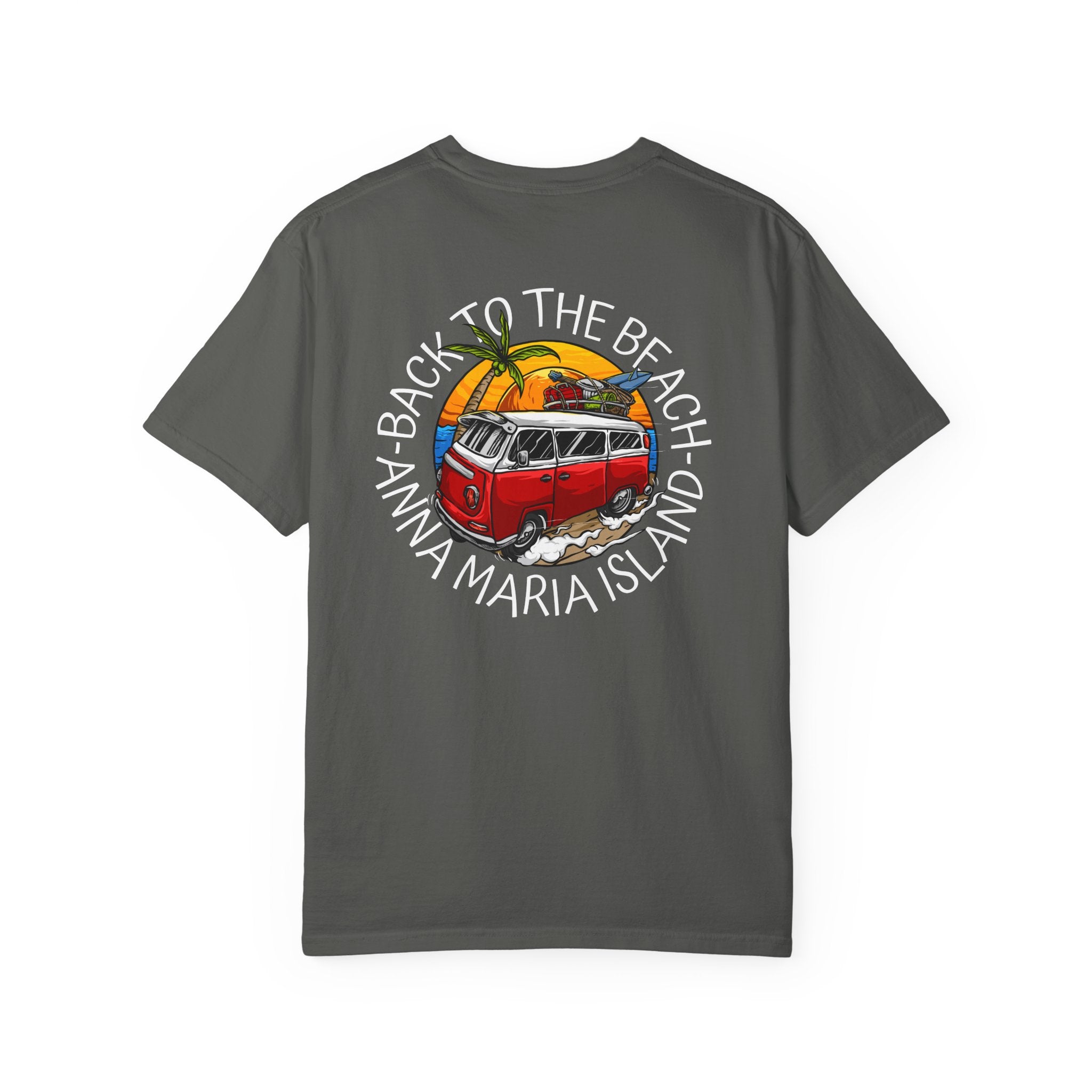 10 - Tee Multi Colors Back to the Beach -  Minimalist Initials T-Shirt