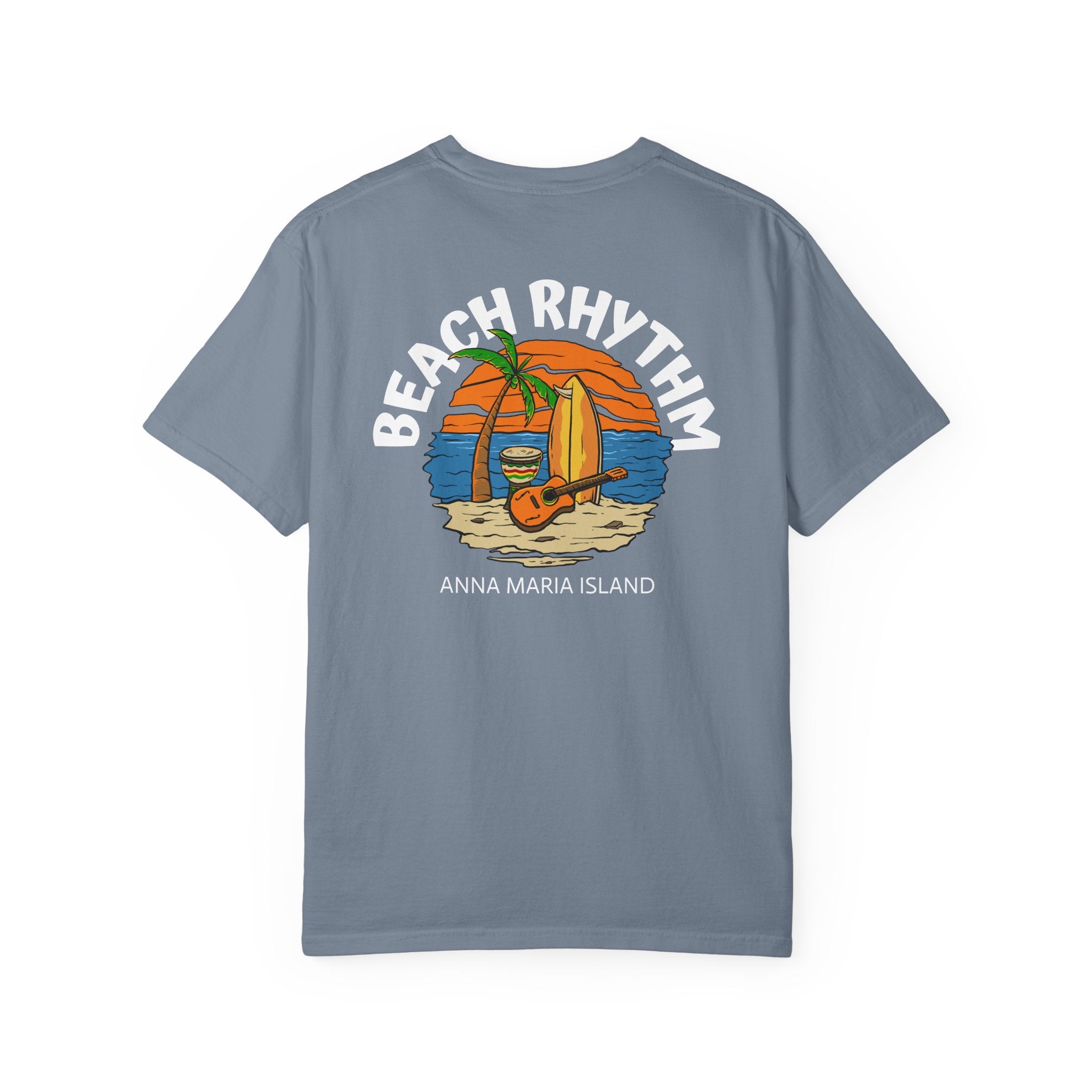 10 - Tee Multi Colors Beach Rhythm Minimalist Initials T-Shirt