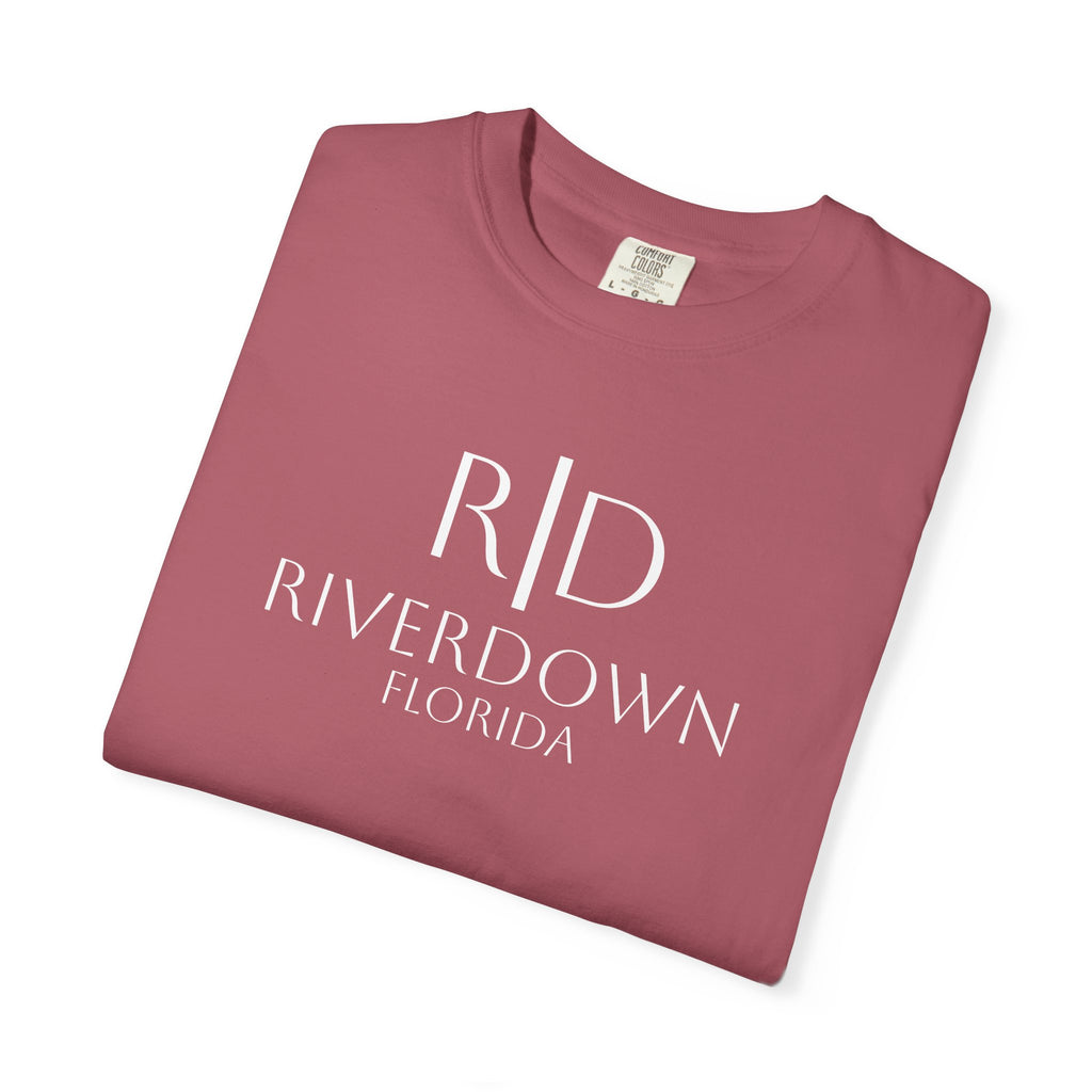 10 - Tee Multi Colors Sunset Relaxation — Minimalist Initials T-Shirt