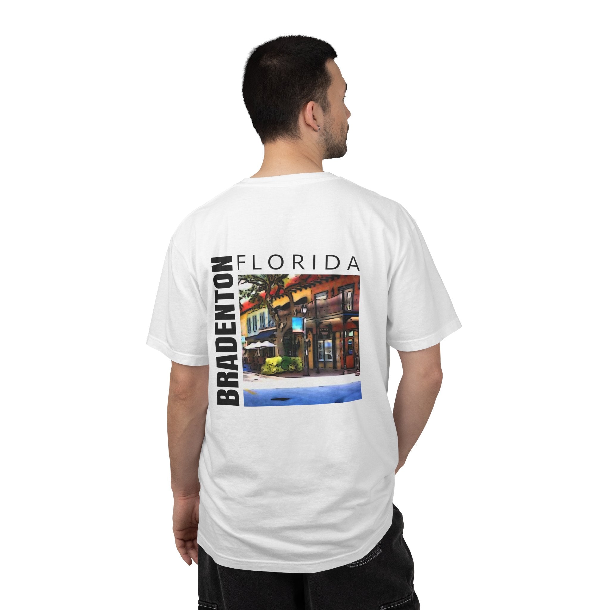 10 - Tee Multi Colors DOWNTOWN Minimalist Initials T-Shirt