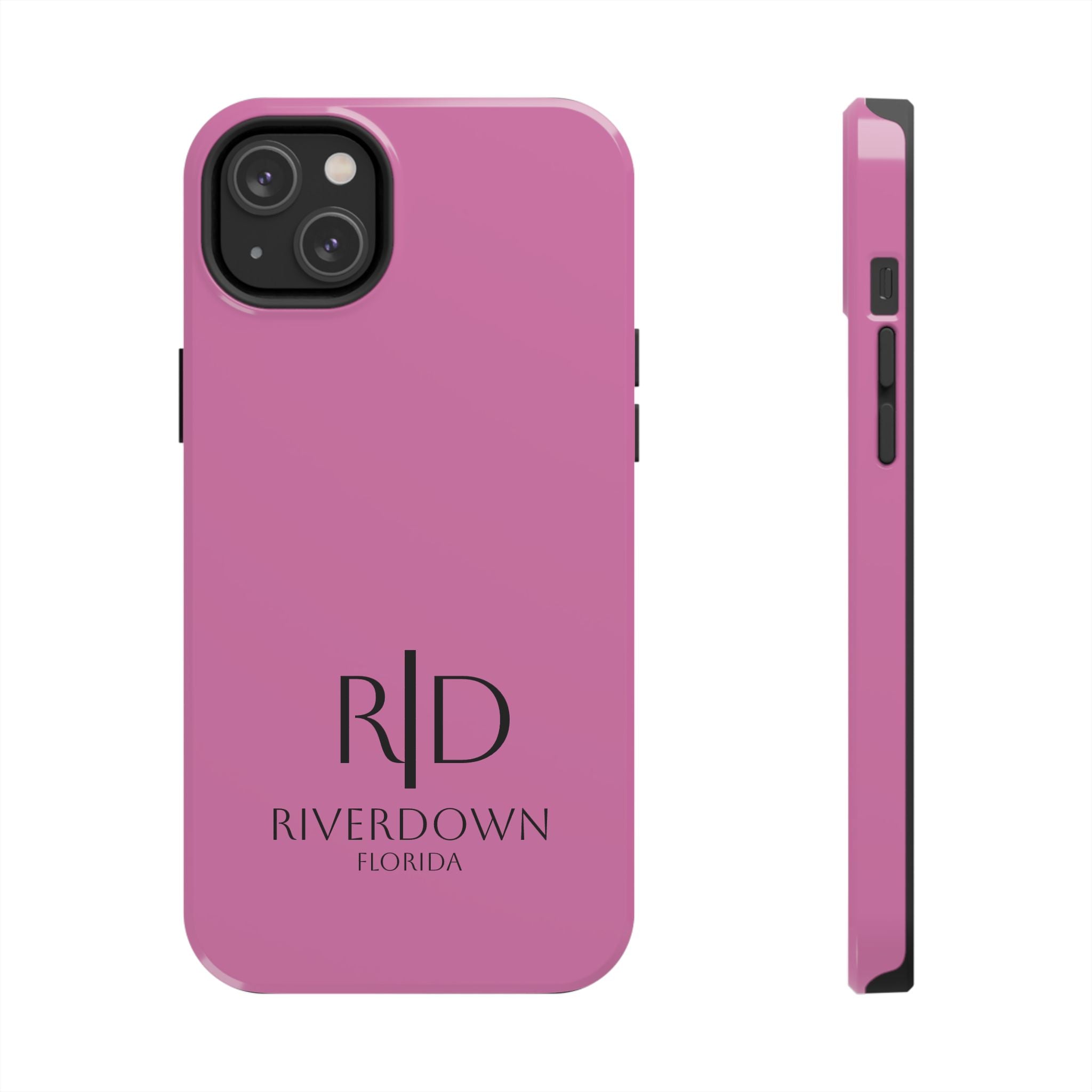 924 - Phone Case Pink Peddle Riverdown Florida Tough Phone Case – Slim Protective iPhone Cover with R|D Logo