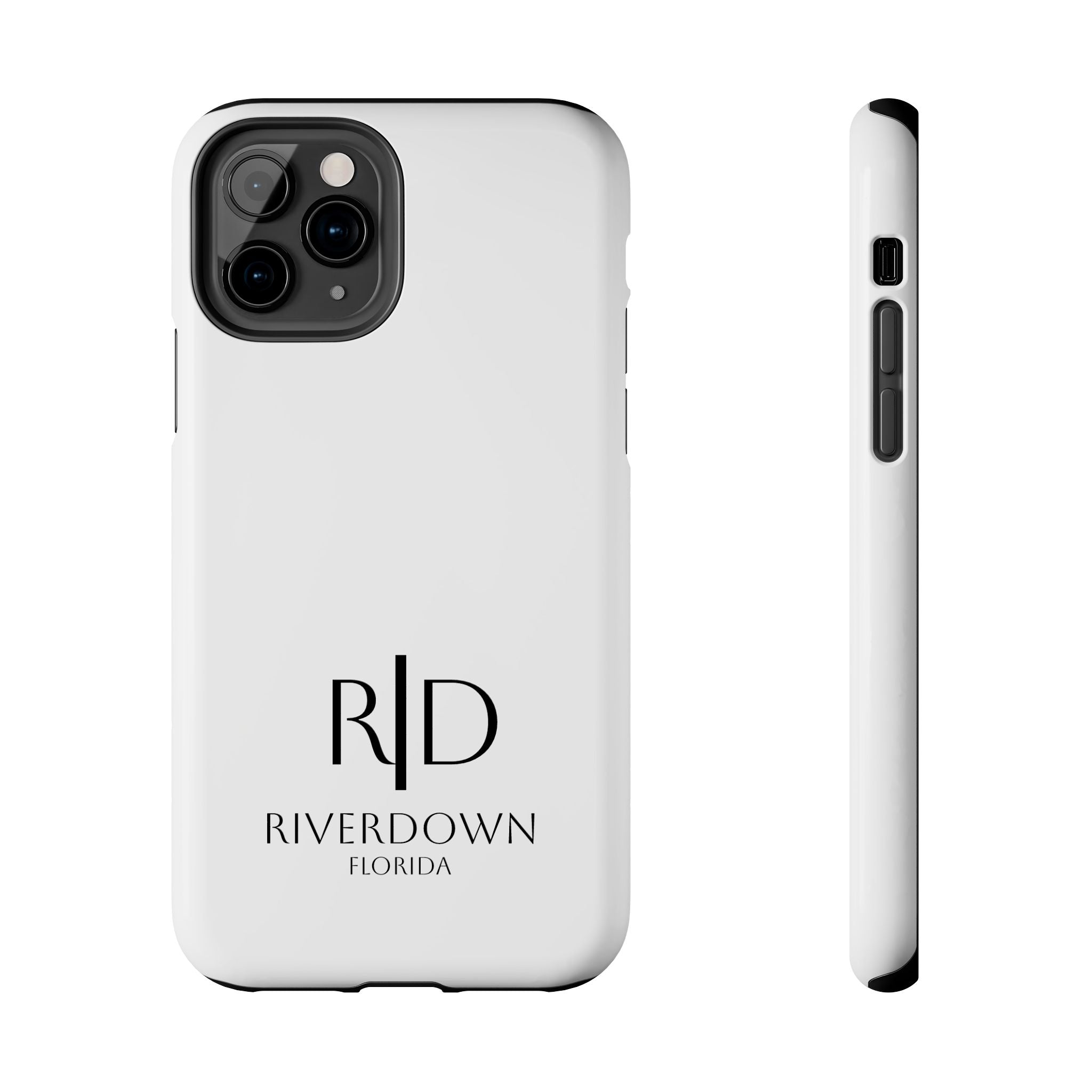 924 - Phone Case White Cap Riverdown Florida Tough Phone Case – Slim Protective iPhone Cover with R|D Logo