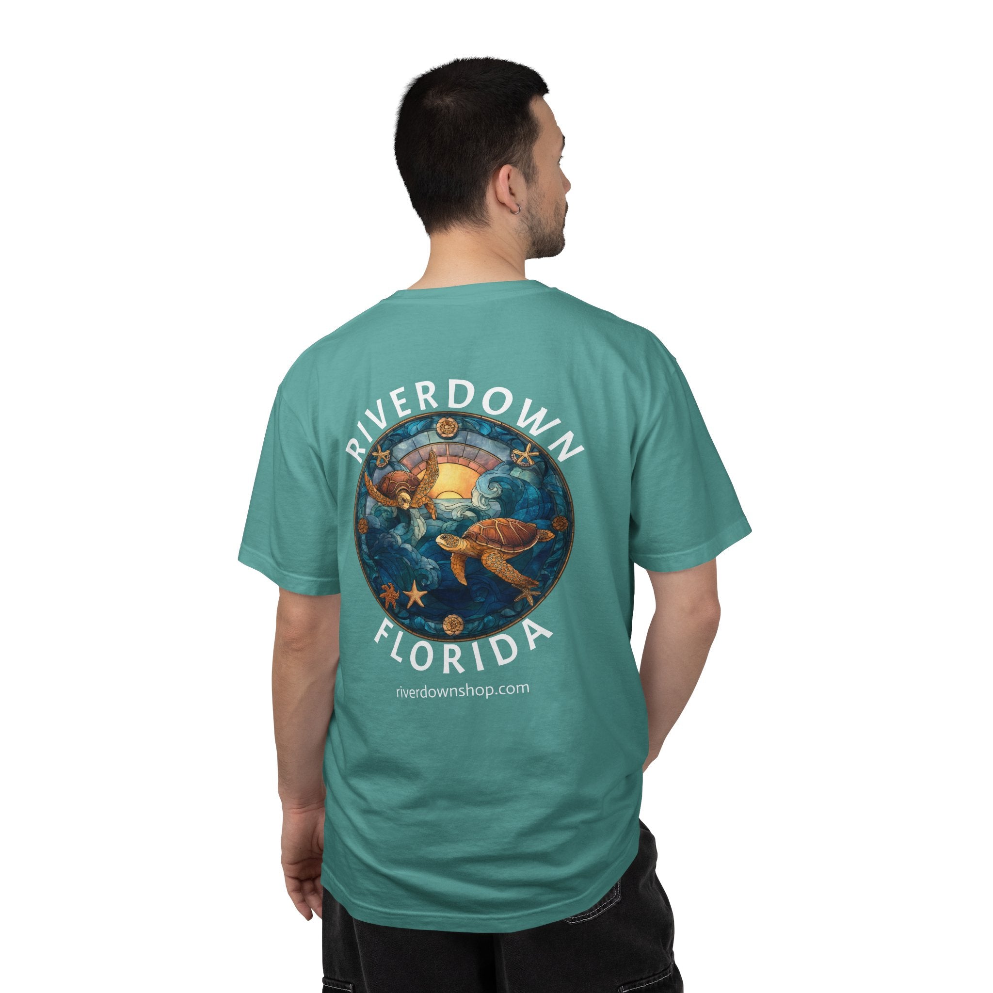 104 - Tee Multi Colors Stained Glass T-Shirt