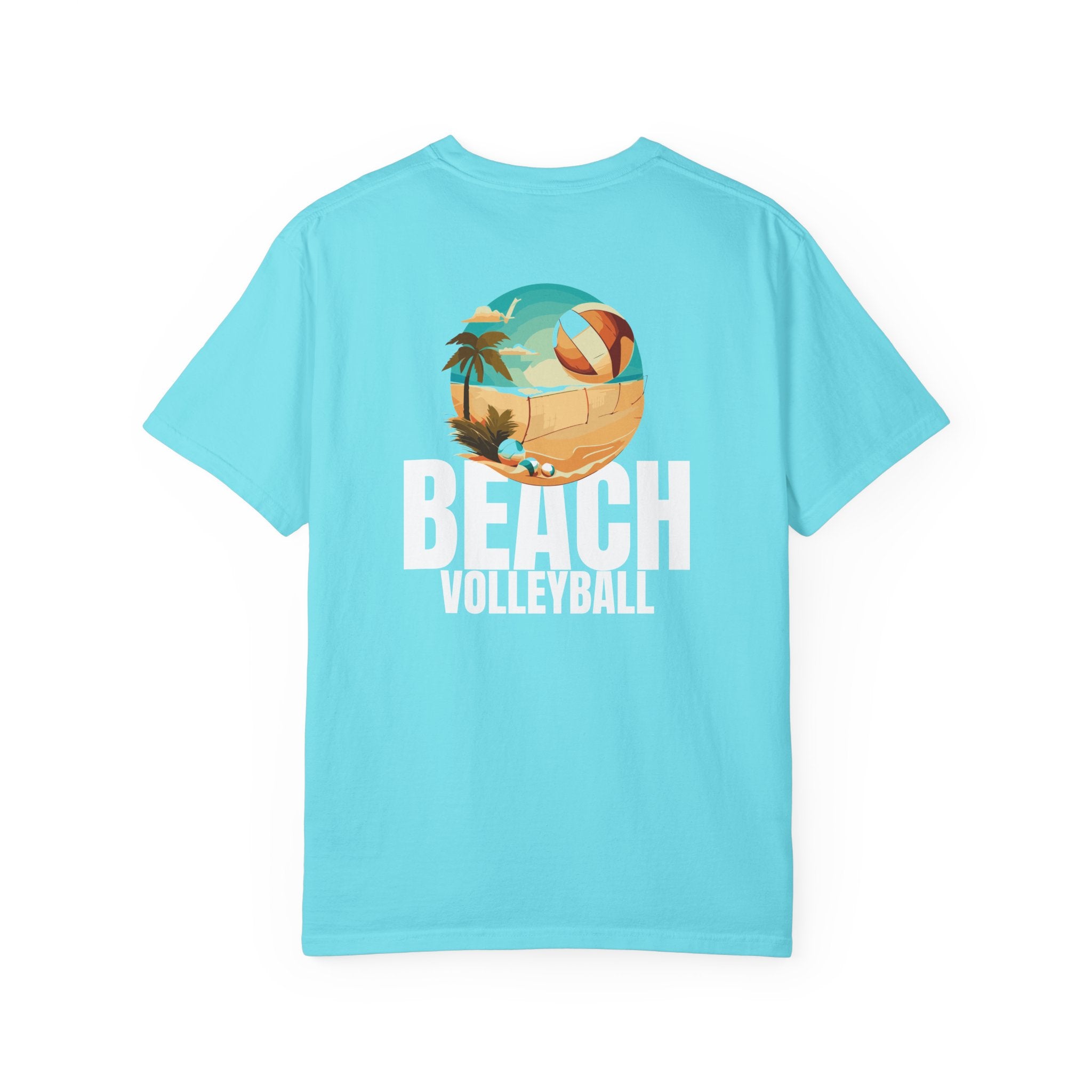 10 - Tee Multi Colors Beach Volleyball Minimalist Initials T-Shirt