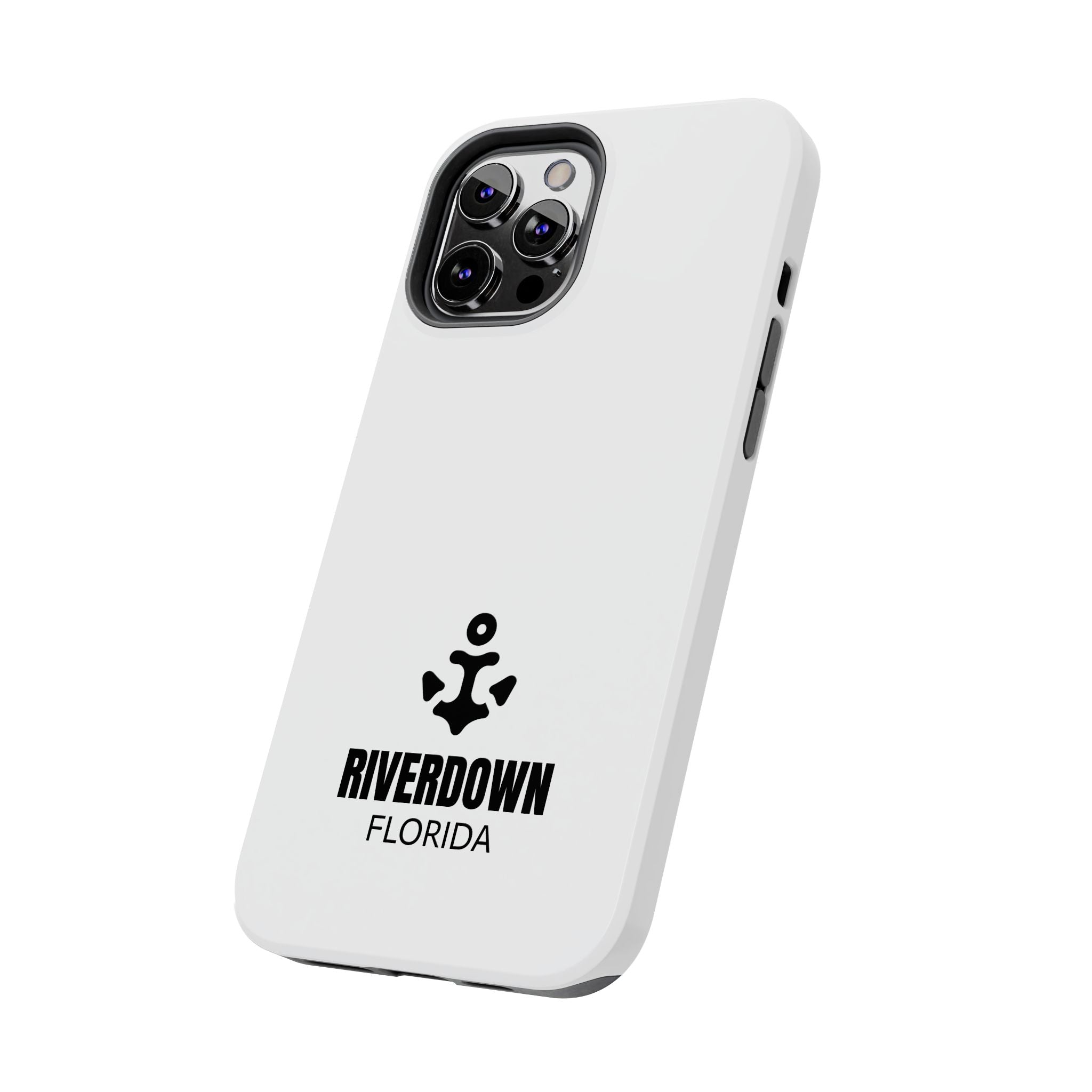 924 - Phone Case White Cap Riverdown Florida Tough Phone Case – Slim Protective iPhone Cover with R|D Logo
