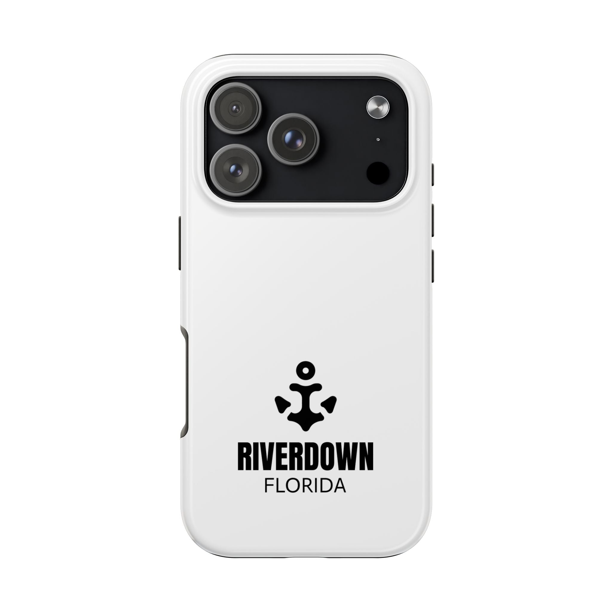 924 - Phone Case White Cap Riverdown Florida Tough Phone Case – Slim Protective iPhone Cover with R|D Logo