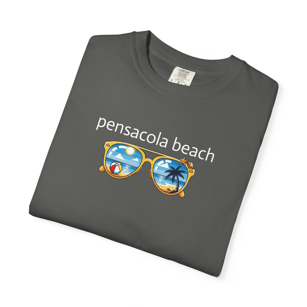 931 - Tee Multi Colors Pensacola Beach Glasses - T-Shirt