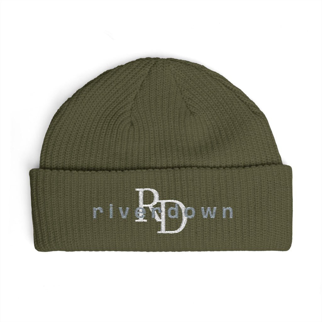 92 - RD Cuff Beanie Embroidered Streetwear Knit Cap