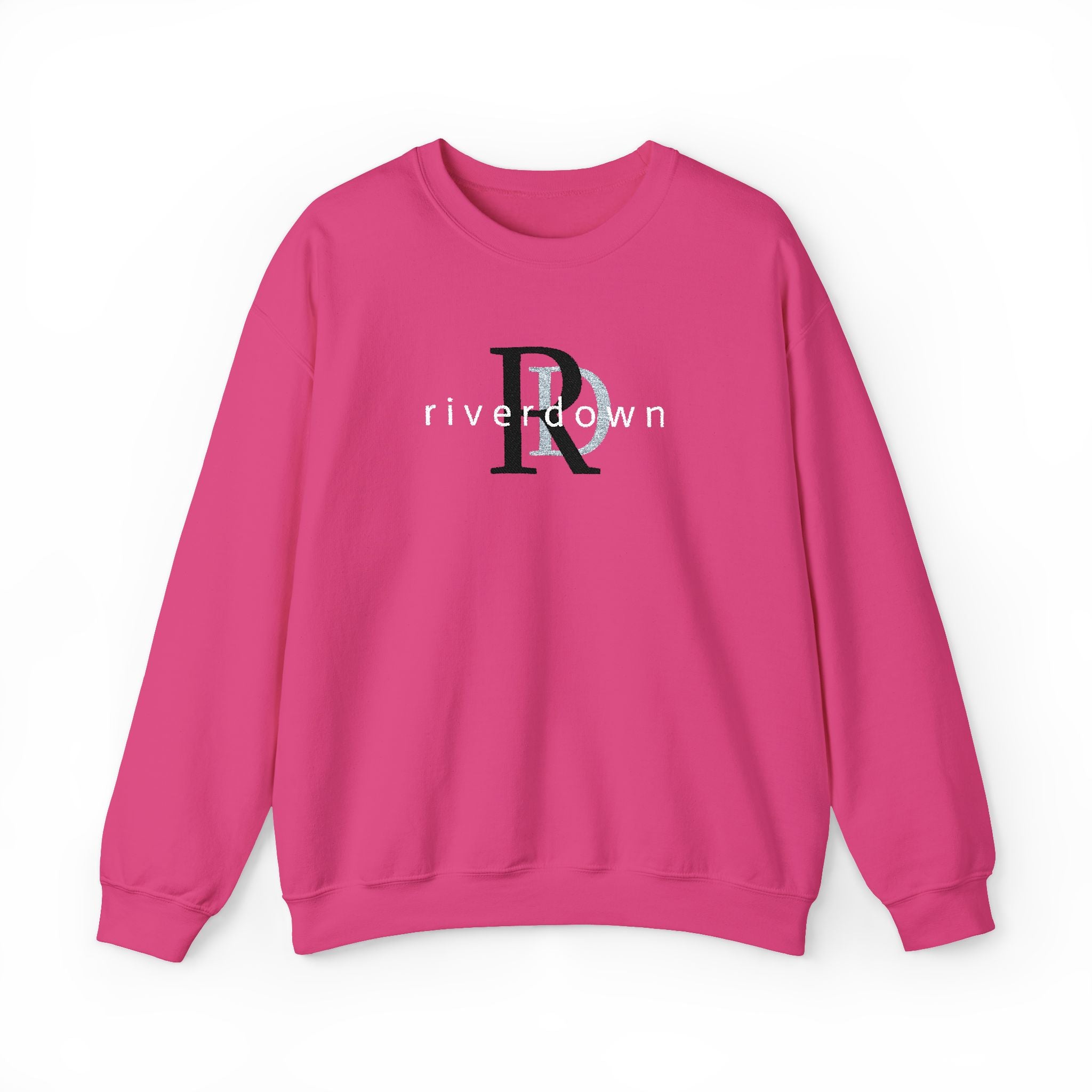 3 - Crewneck Embroidered RD Sweatshirt —Anchor  'Riverdown' Anchor Logo Minimalist Nautical Pullover