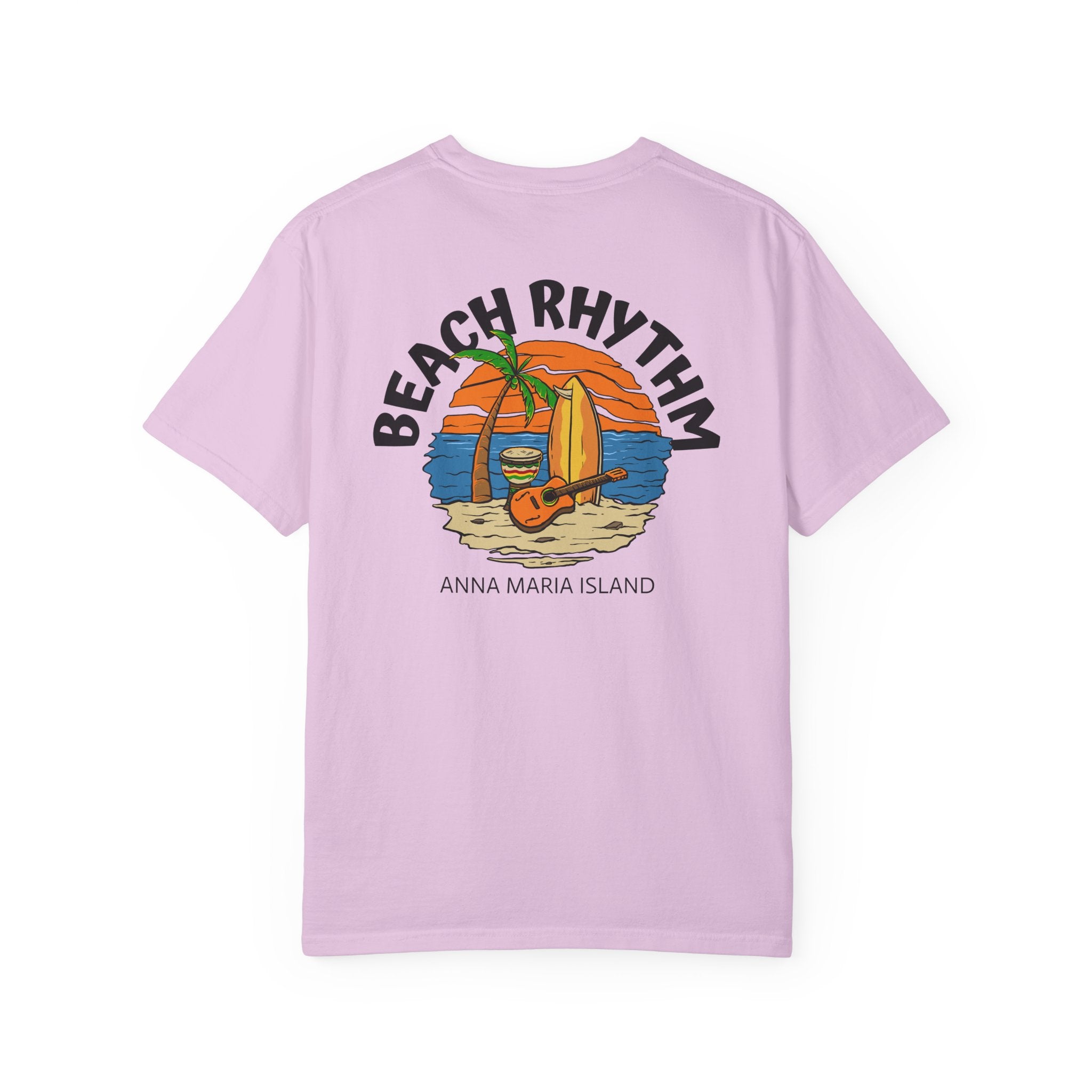 10 - Tee Multi Colors Beach Rhythm Minimalist Initials T-Shirt