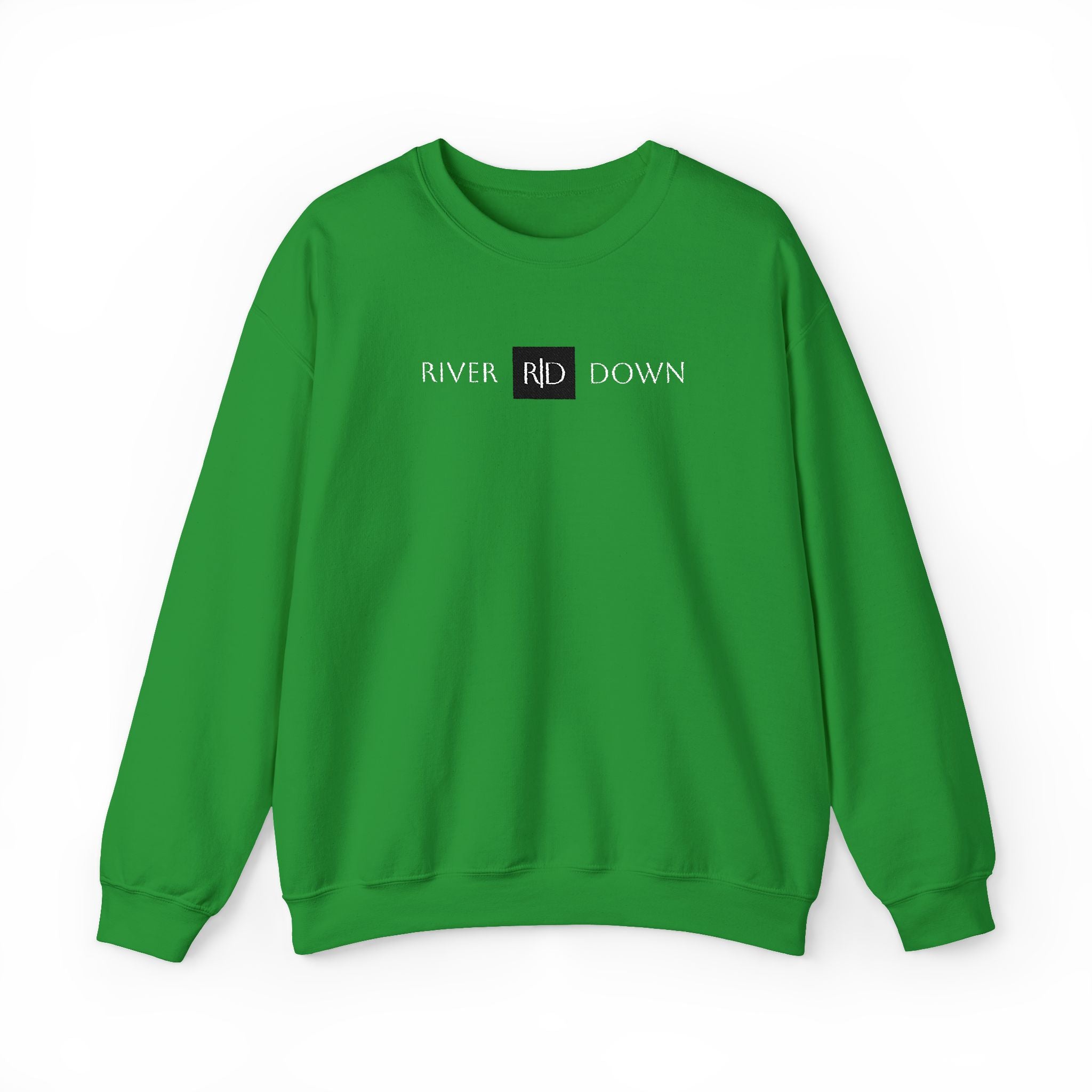 3 - Sweatshirt Embroidered Square RD Minimal Graphic Crewneck Sweatshirt — Small Black Patch Logo