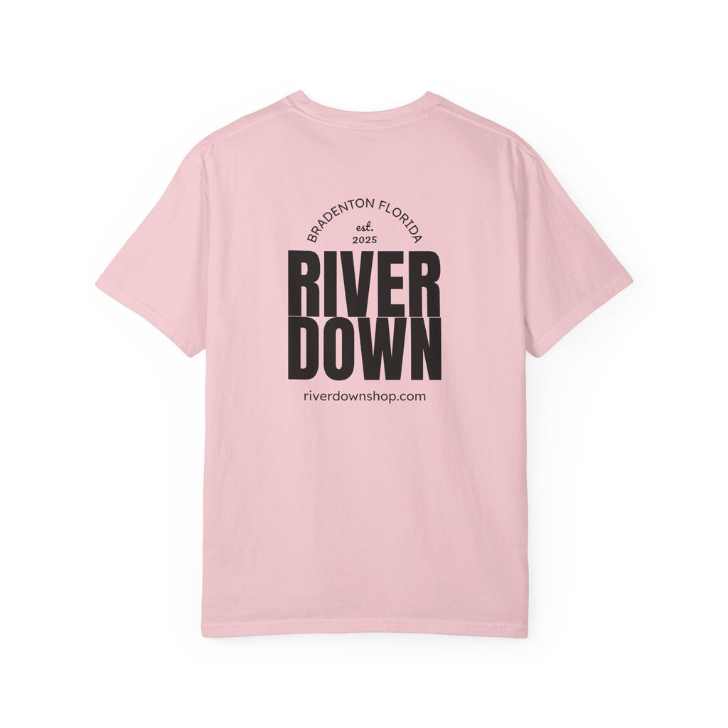 101 - Tee Multi Colors Monogram R|D River Down Shop Classic Tee — Minimalist Initials T-Shirt