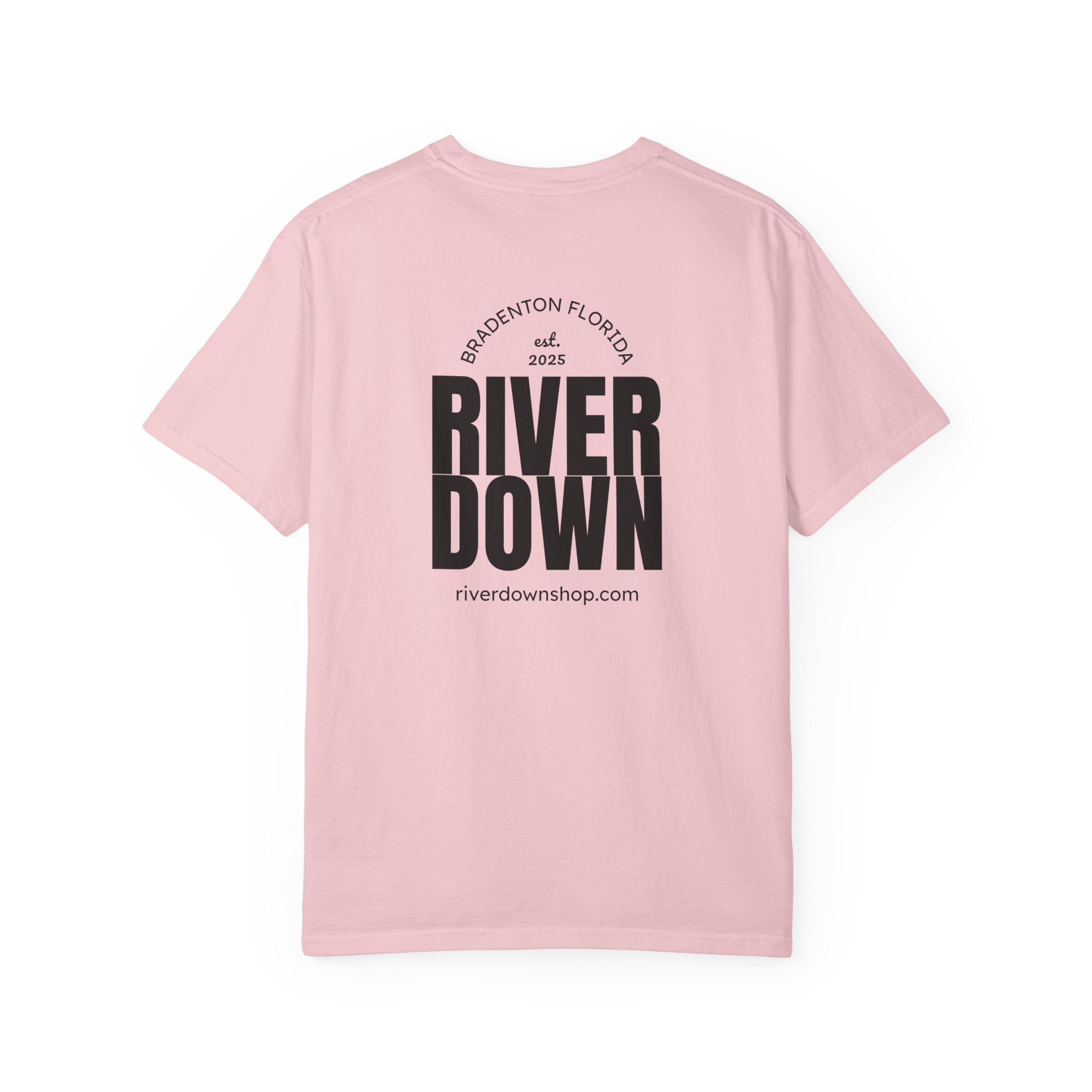101 - Tee Multi Colors Monogram R|D River Down Shop Classic Tee — Minimalist Initials T-Shirt