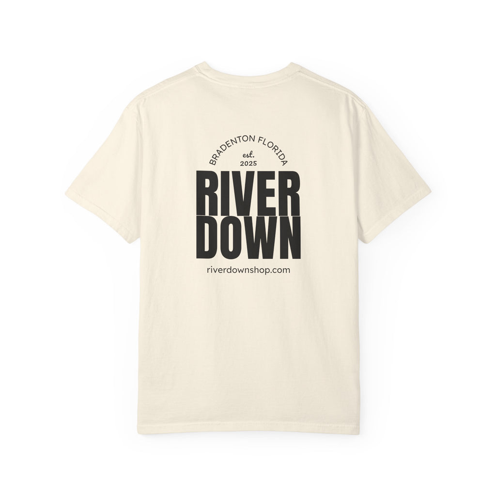 101 - Tee Multi Colors Monogram R|D River Down Shop Classic Tee — Minimalist Initials T-Shirt