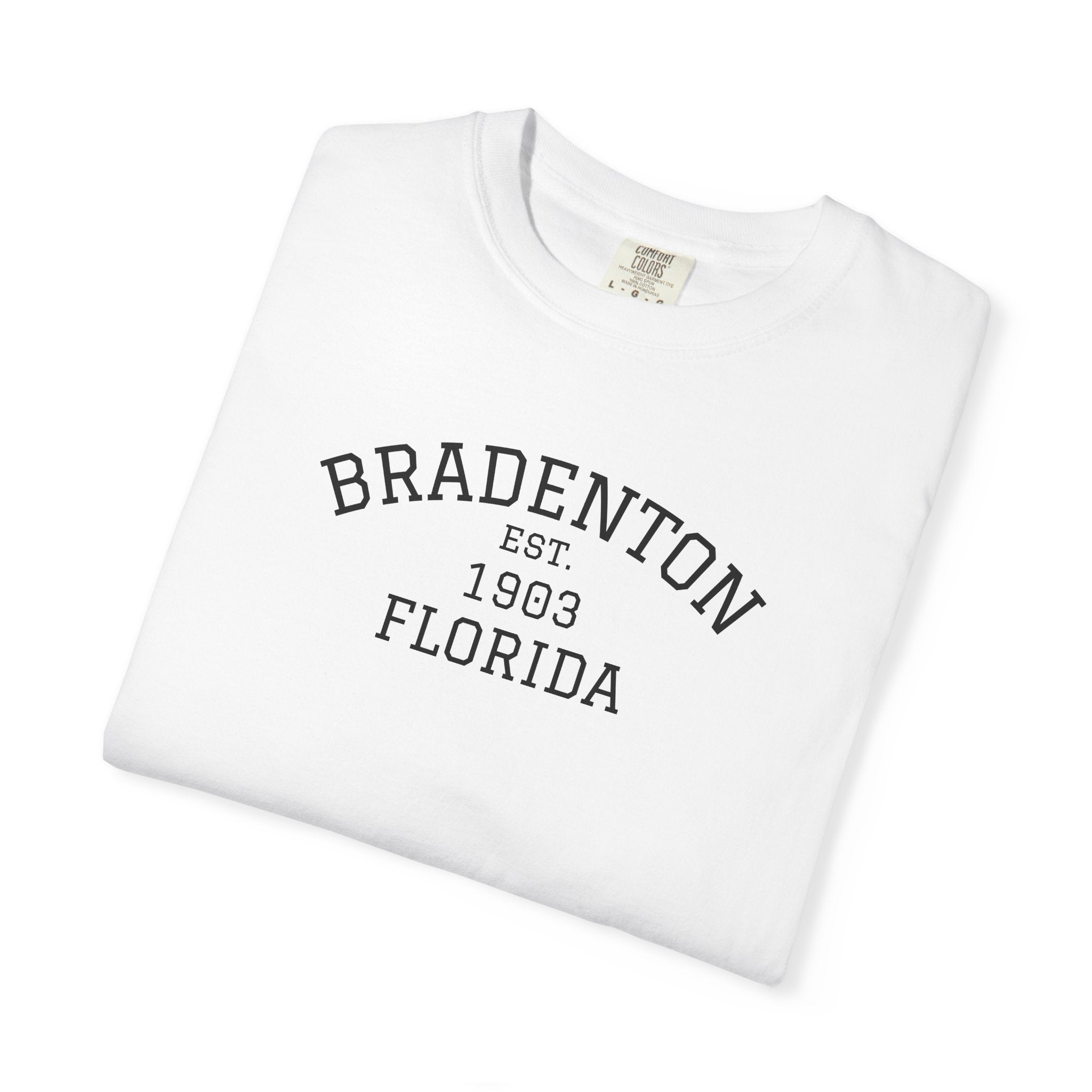 10 - Tee Multi Colors Florida Cracker -  Minimalist Initials T-Shirt