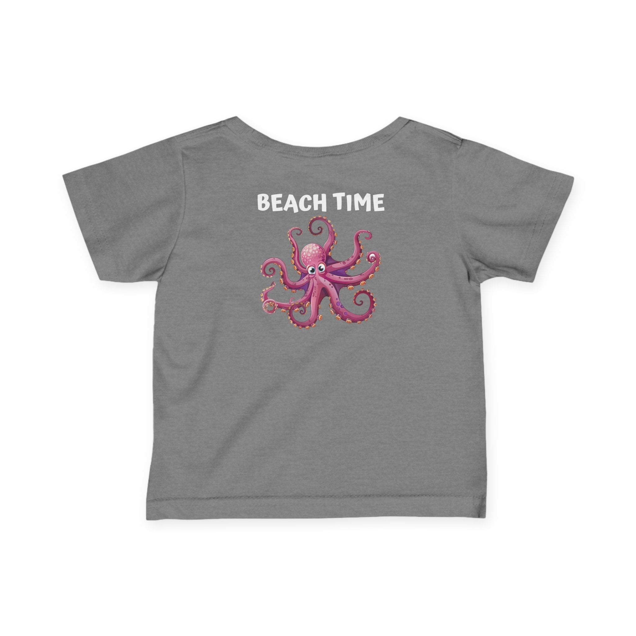 101 - Infant Tee —  Beach Time 2 Monogram Logo Baby Shirt